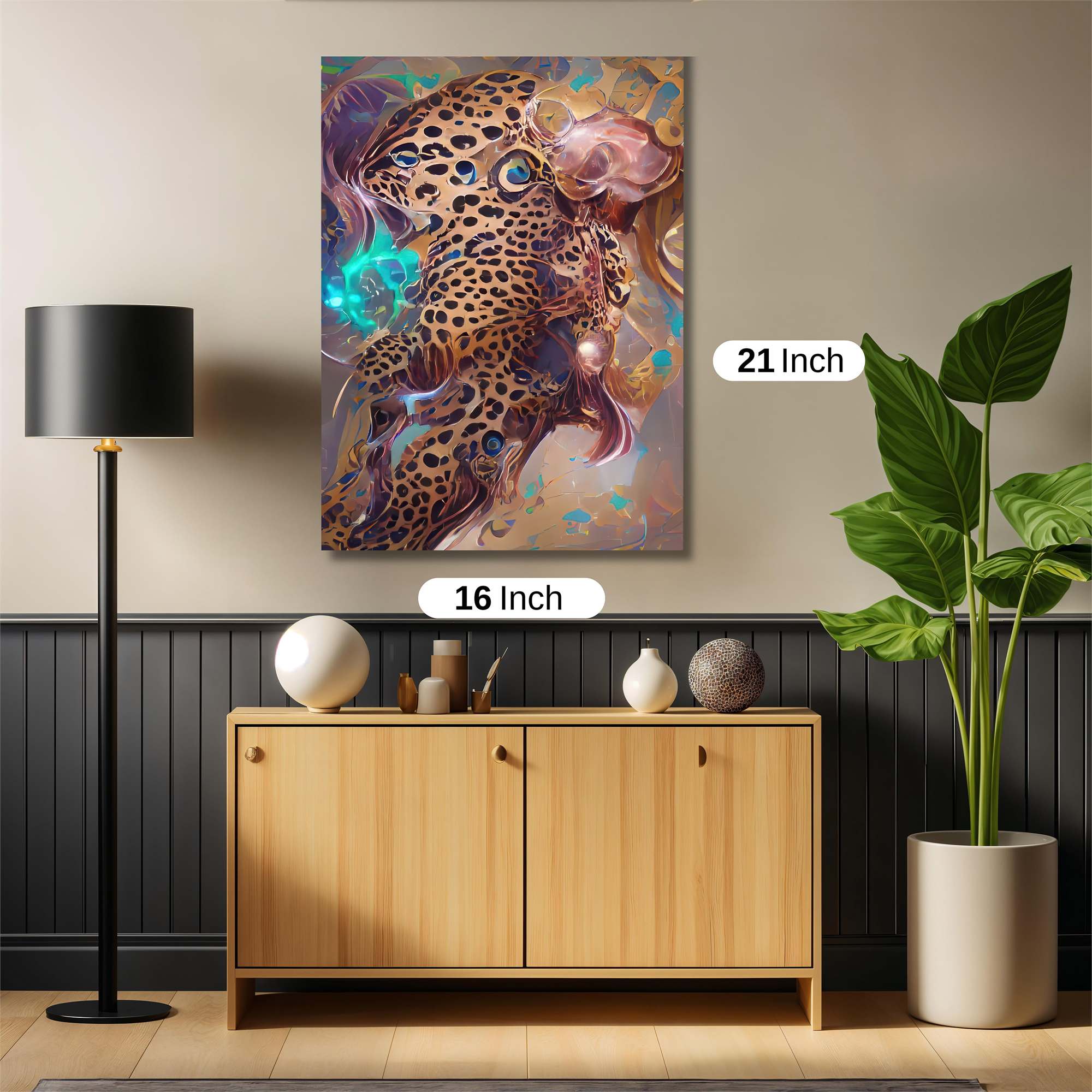 Leopard Reverie Safe Wall Magnetic / M