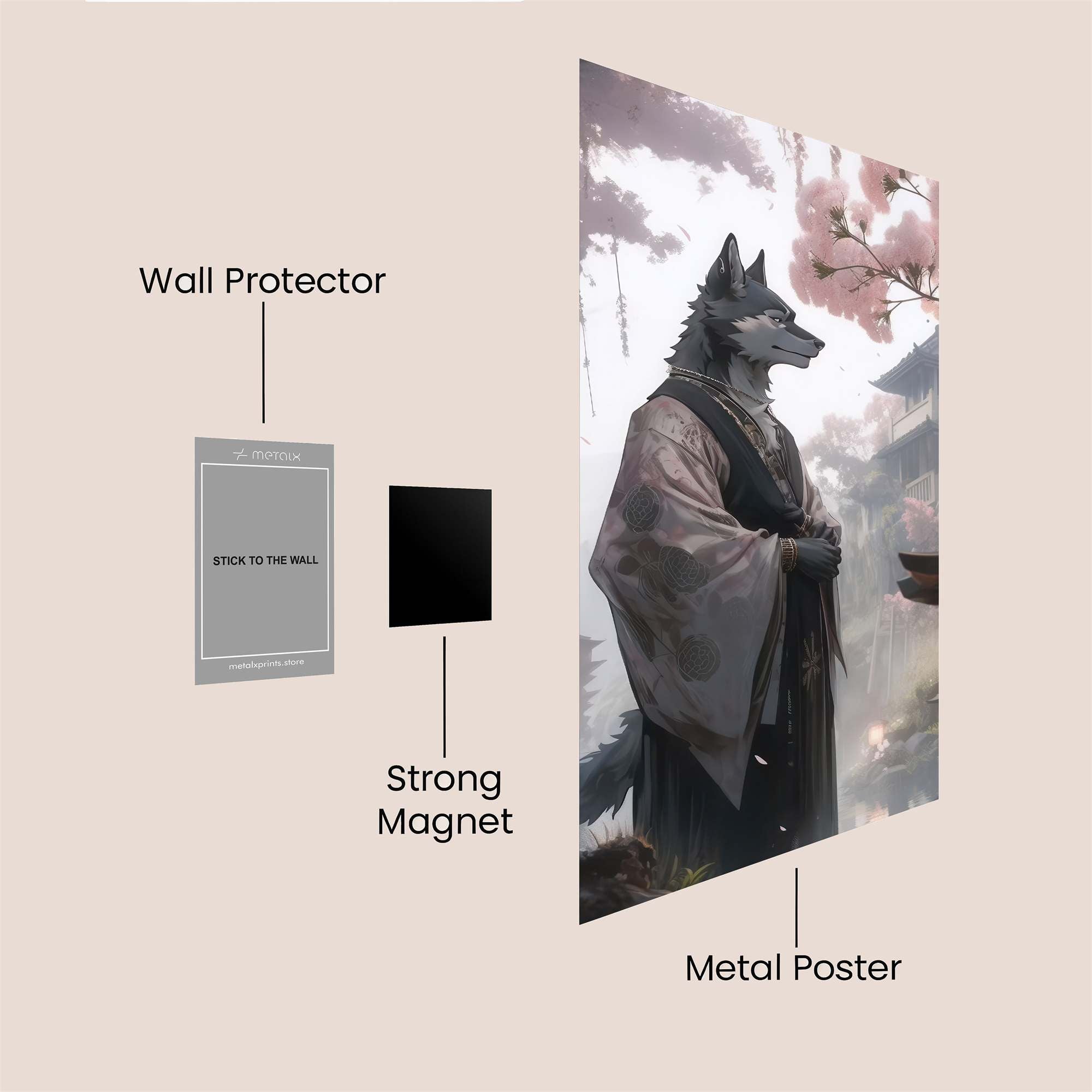Samurai Serenity Safe Wall Magnetic / M