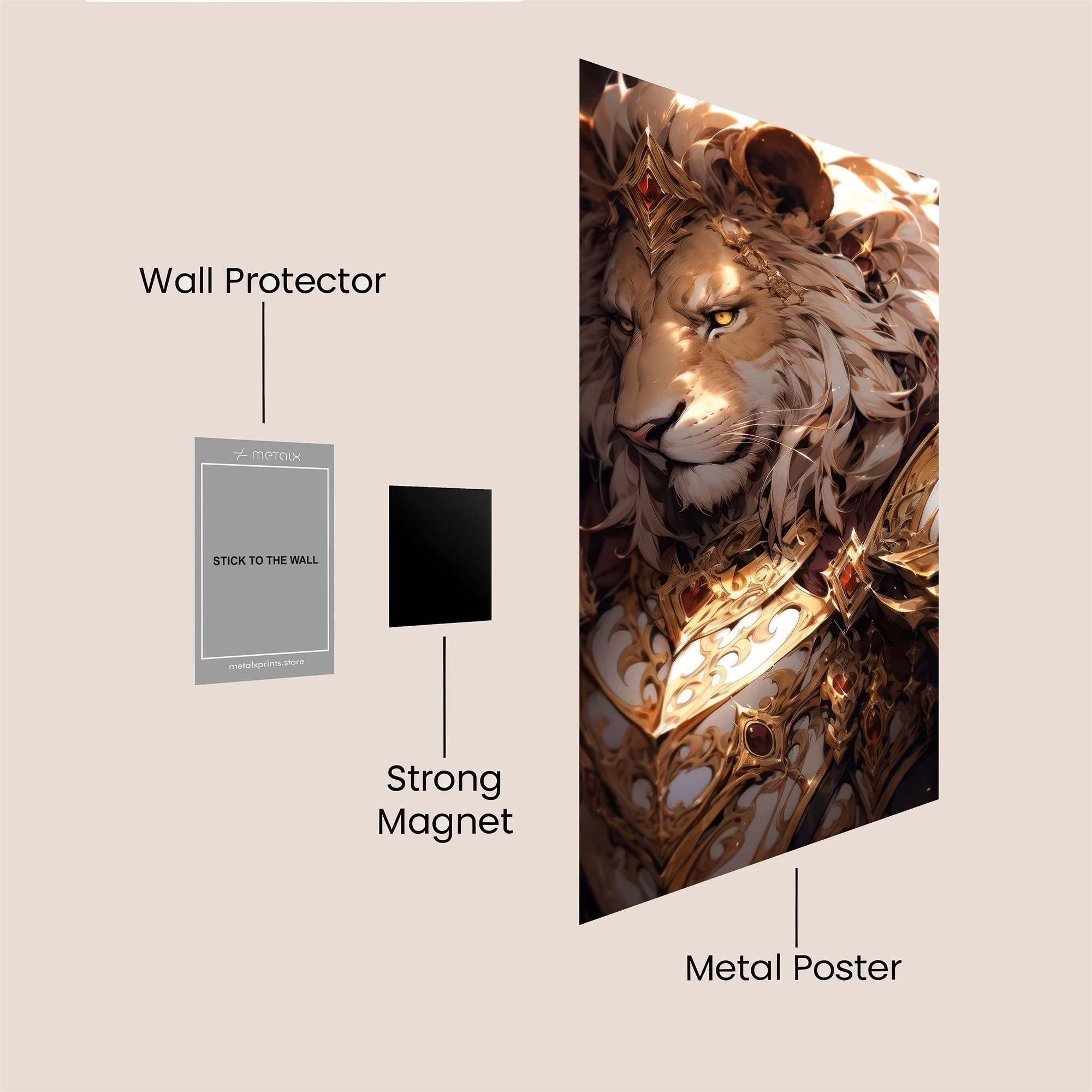 Regal Ferocity Safe Wall Magnetic / M