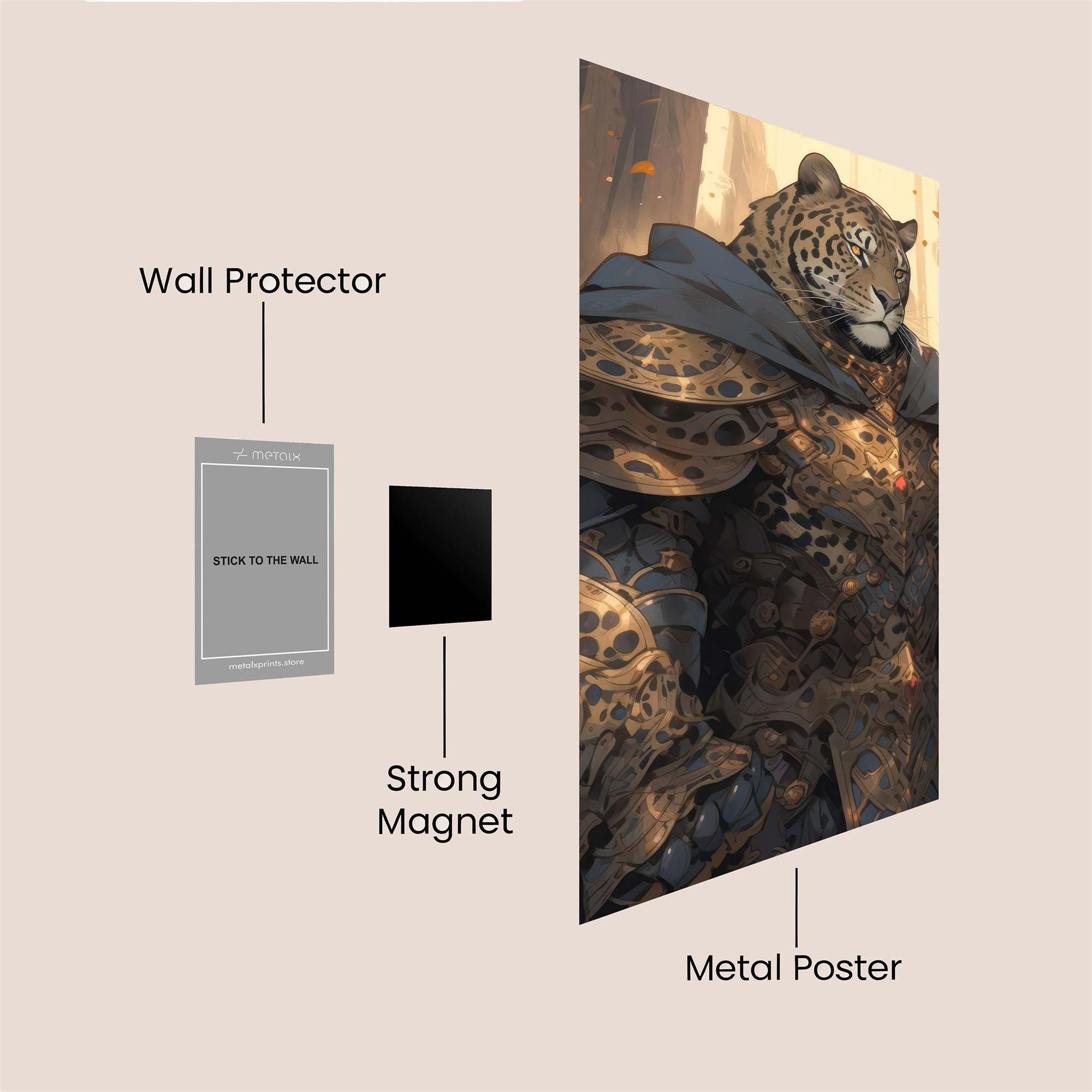 Leopard Guardian Safe Wall Magnetic / M
