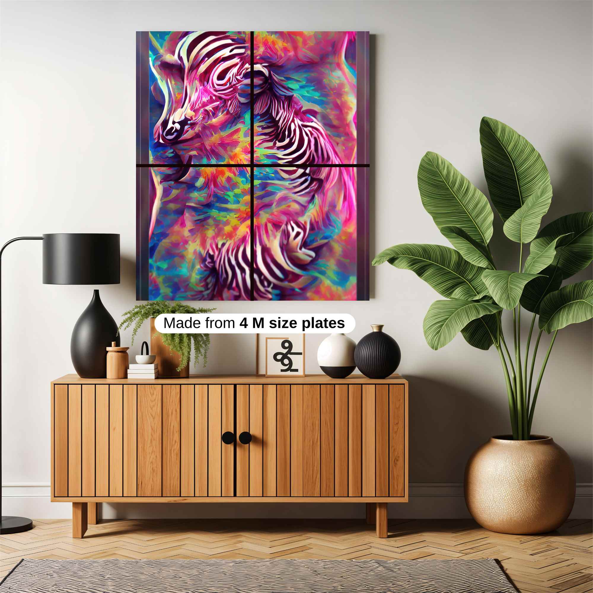 Zebra Whirlwind Safe Wall Magnetic / M