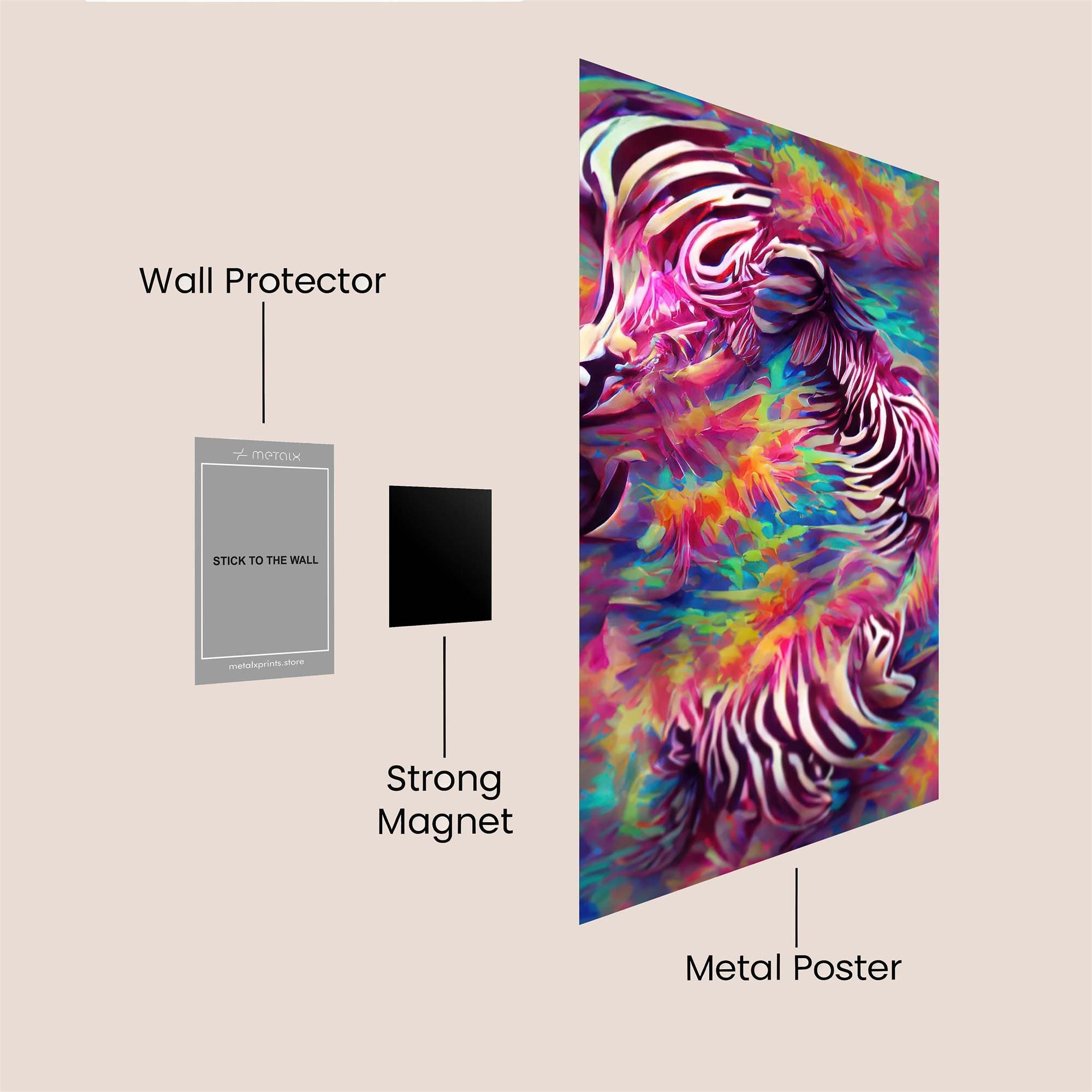 Zebra Whirlwind Safe Wall Magnetic / M