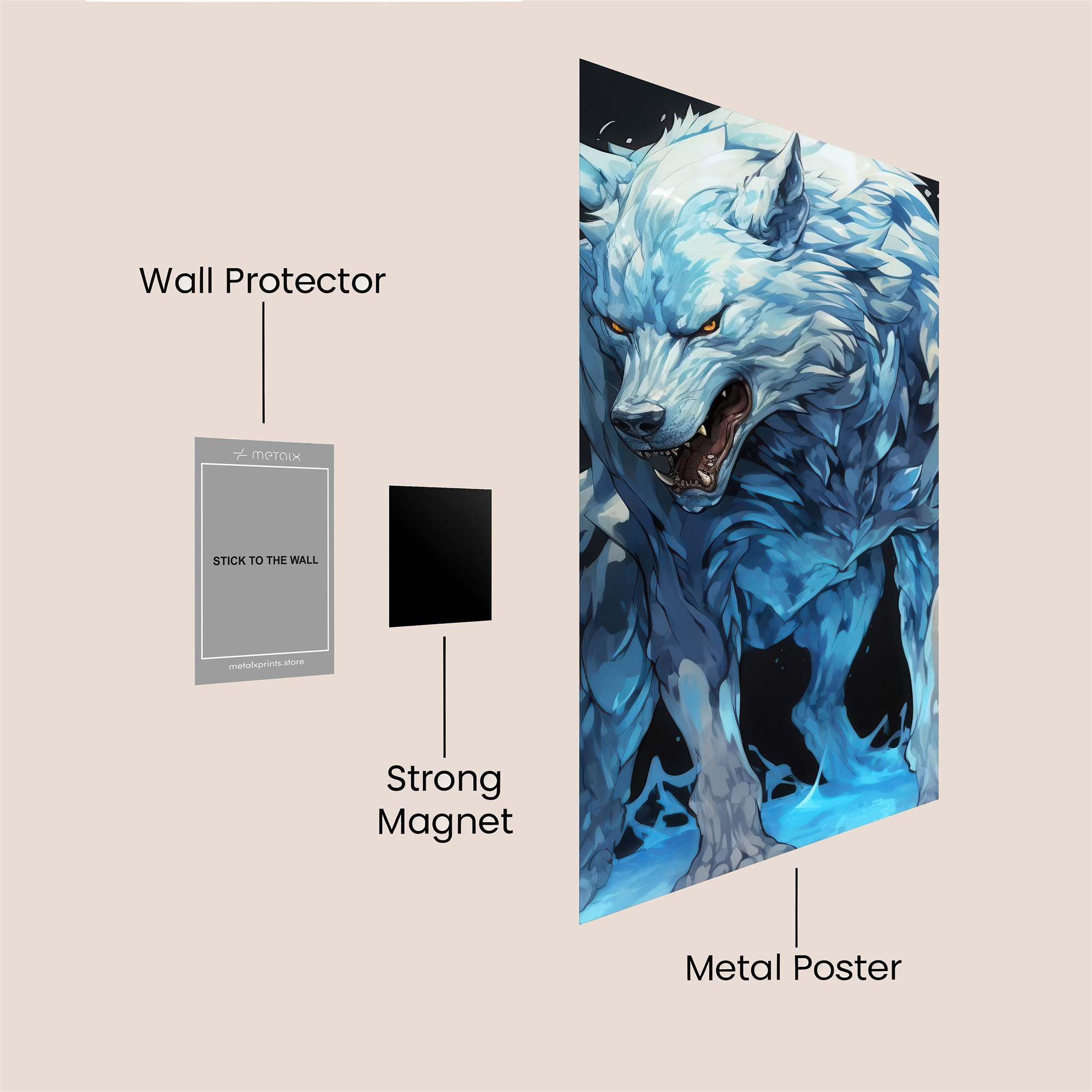 Frostbite Fury Safe Wall Magnetic / M