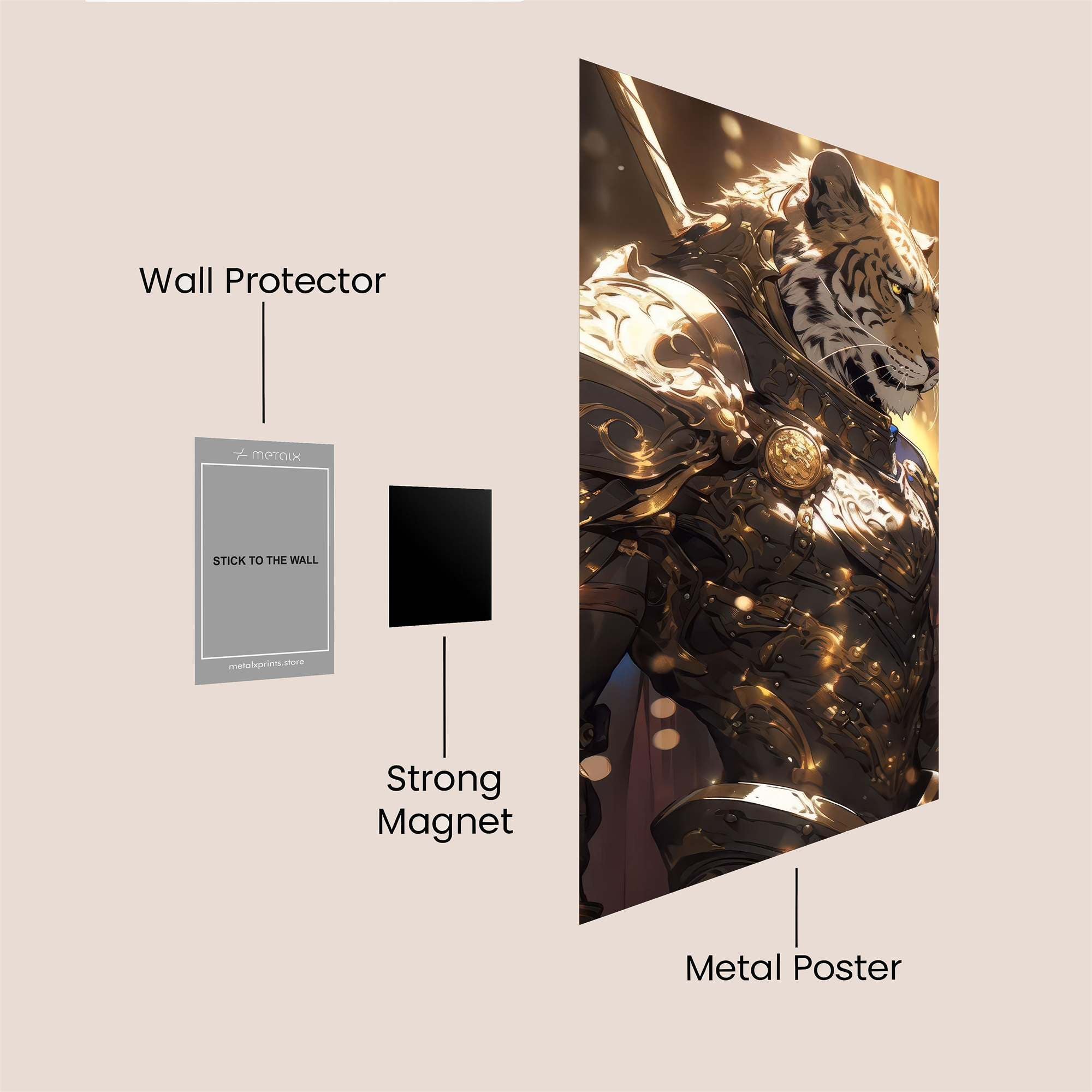Regal Ferocity Safe Wall Magnetic / M