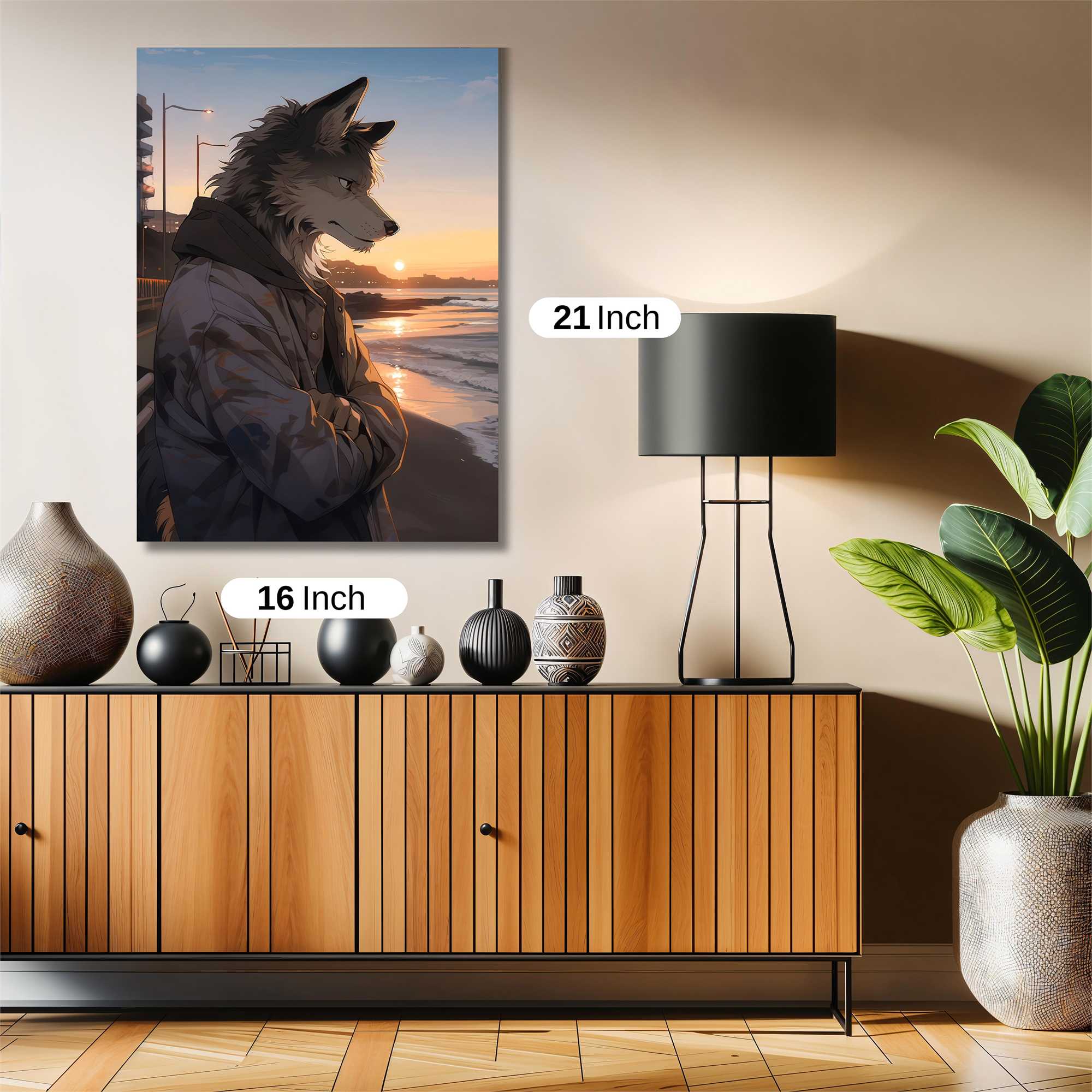 Lone Reflection Safe Wall Magnetic / M