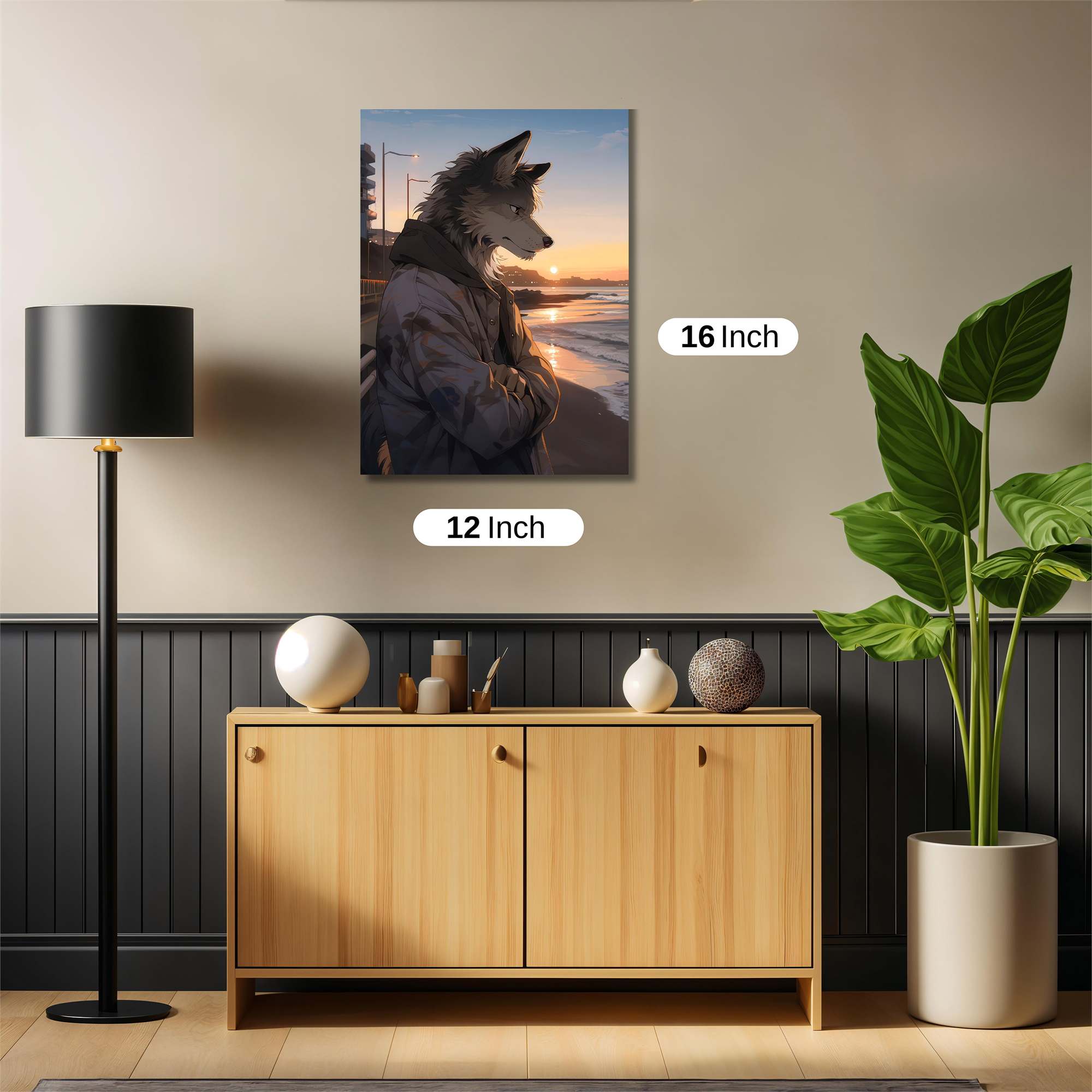 Lone Reflection Safe Wall Magnetic / M