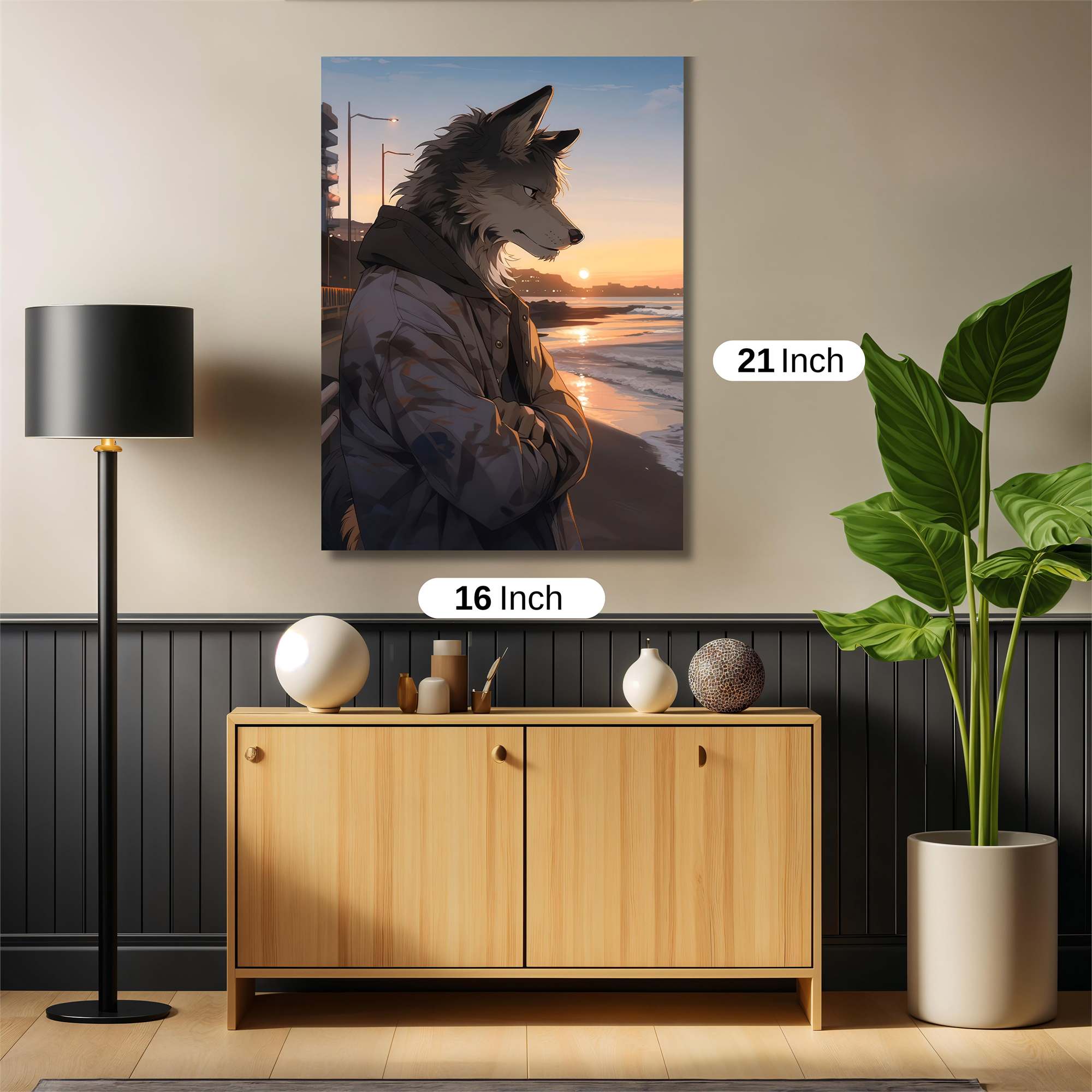 Lone Reflection Safe Wall Magnetic / M