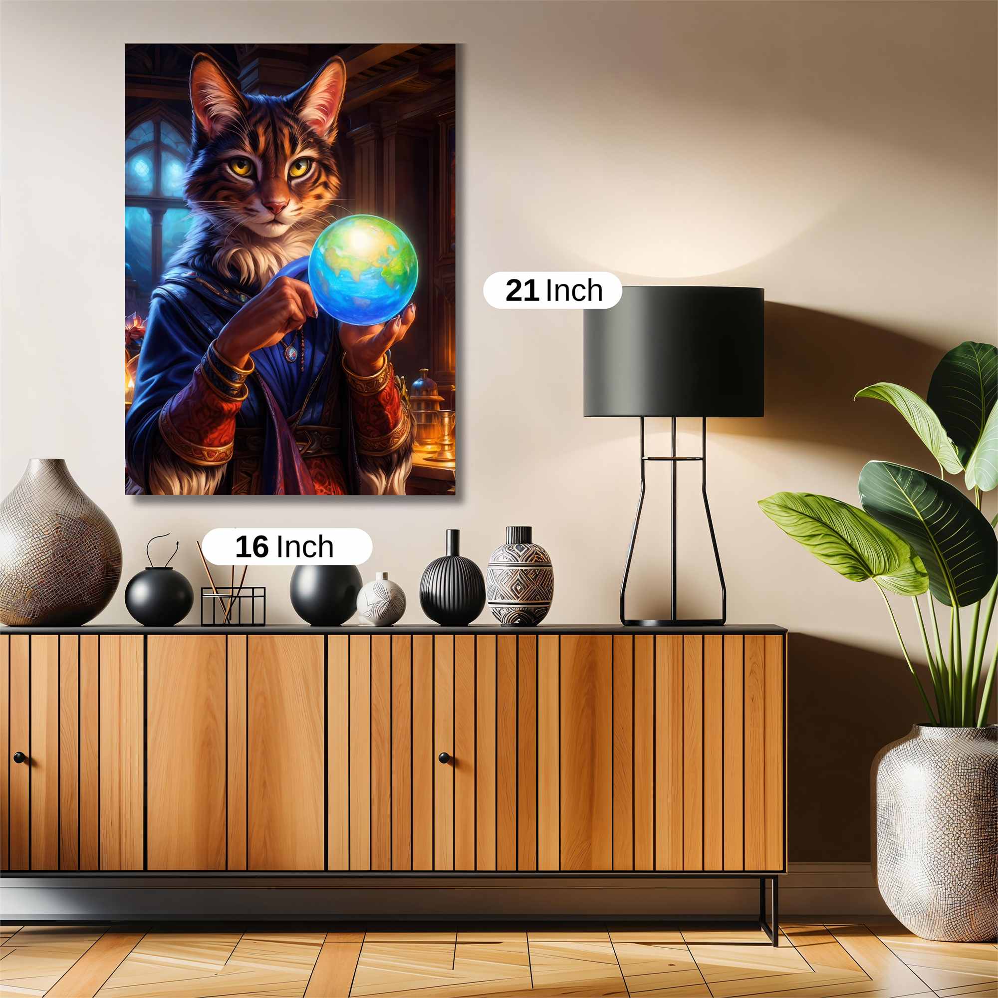 Feline Enigma Safe Wall Magnetic / M
