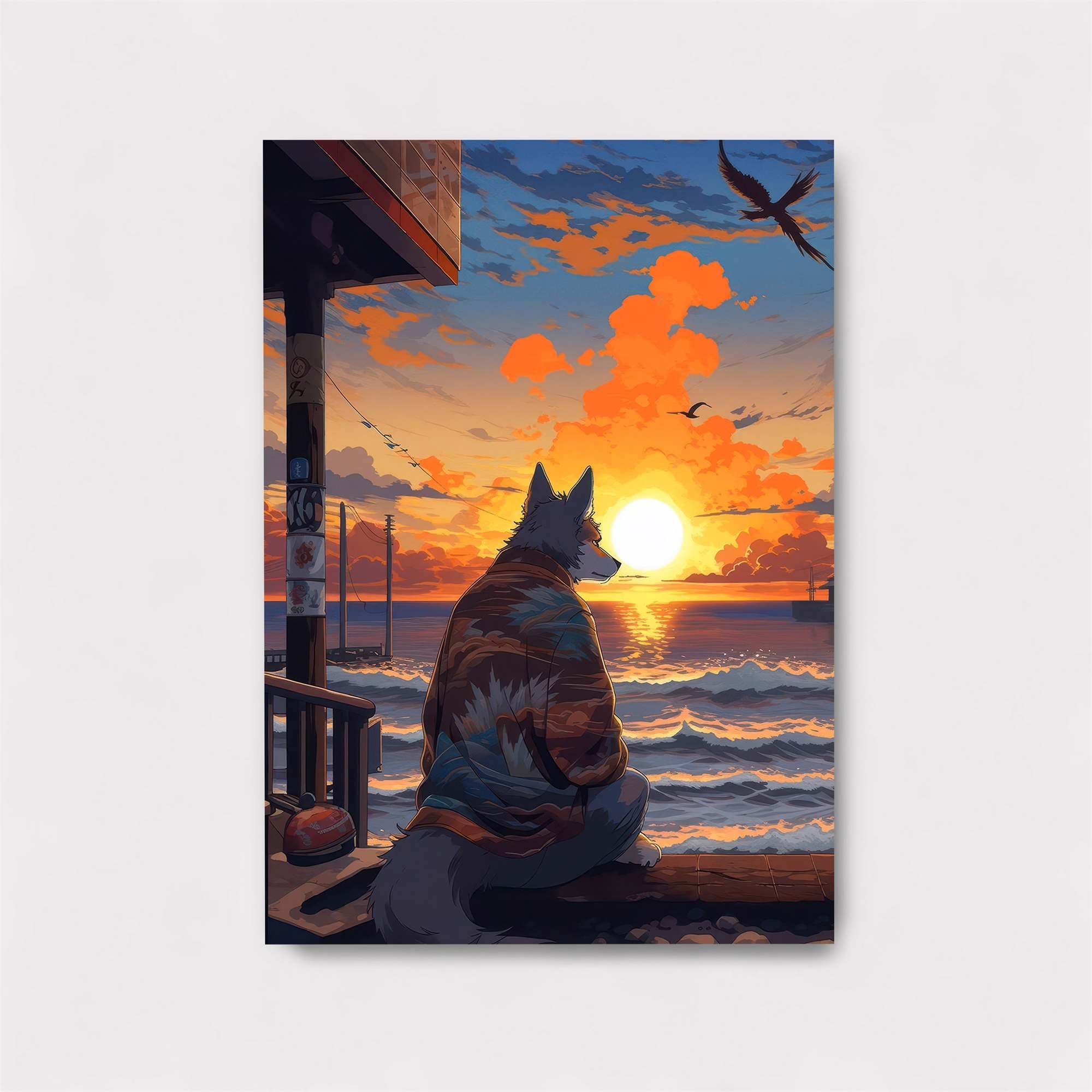 Wistful Waves Safe Wall Magnetic / M