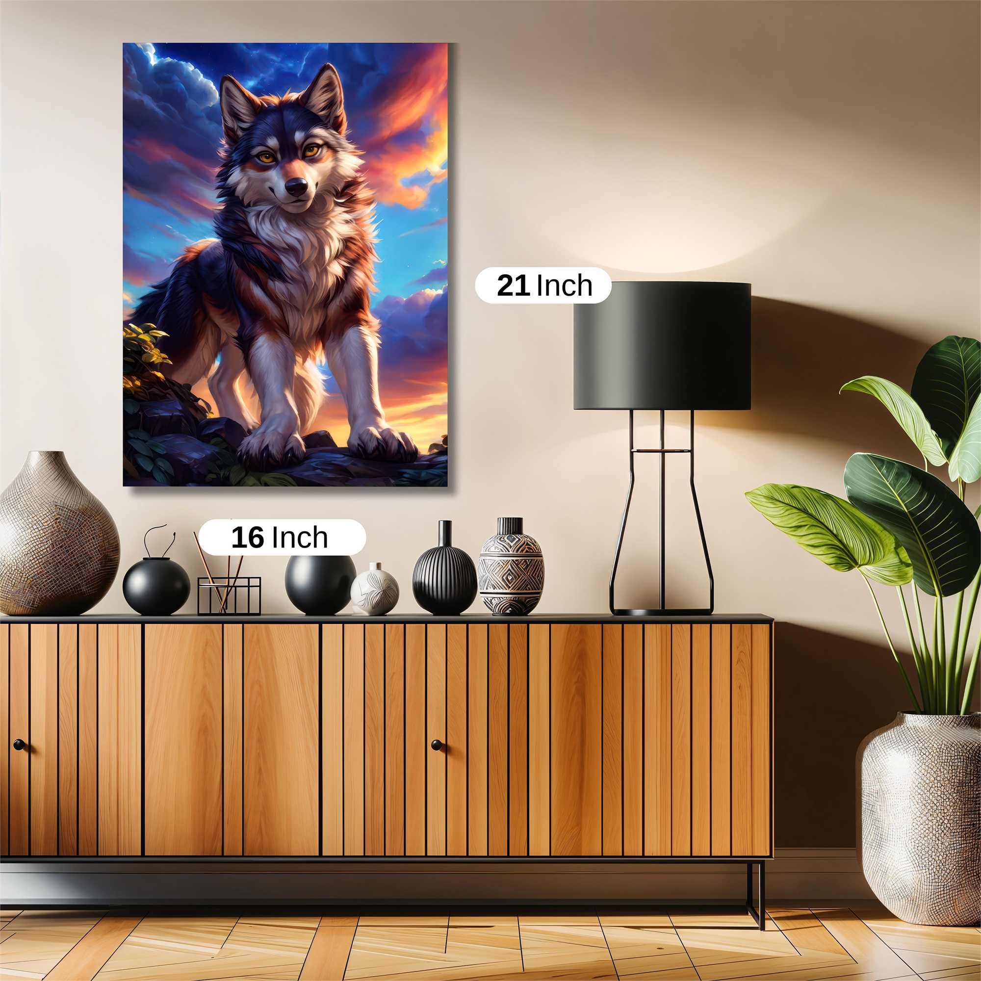 Wolf Majesty Safe Wall Magnetic / M