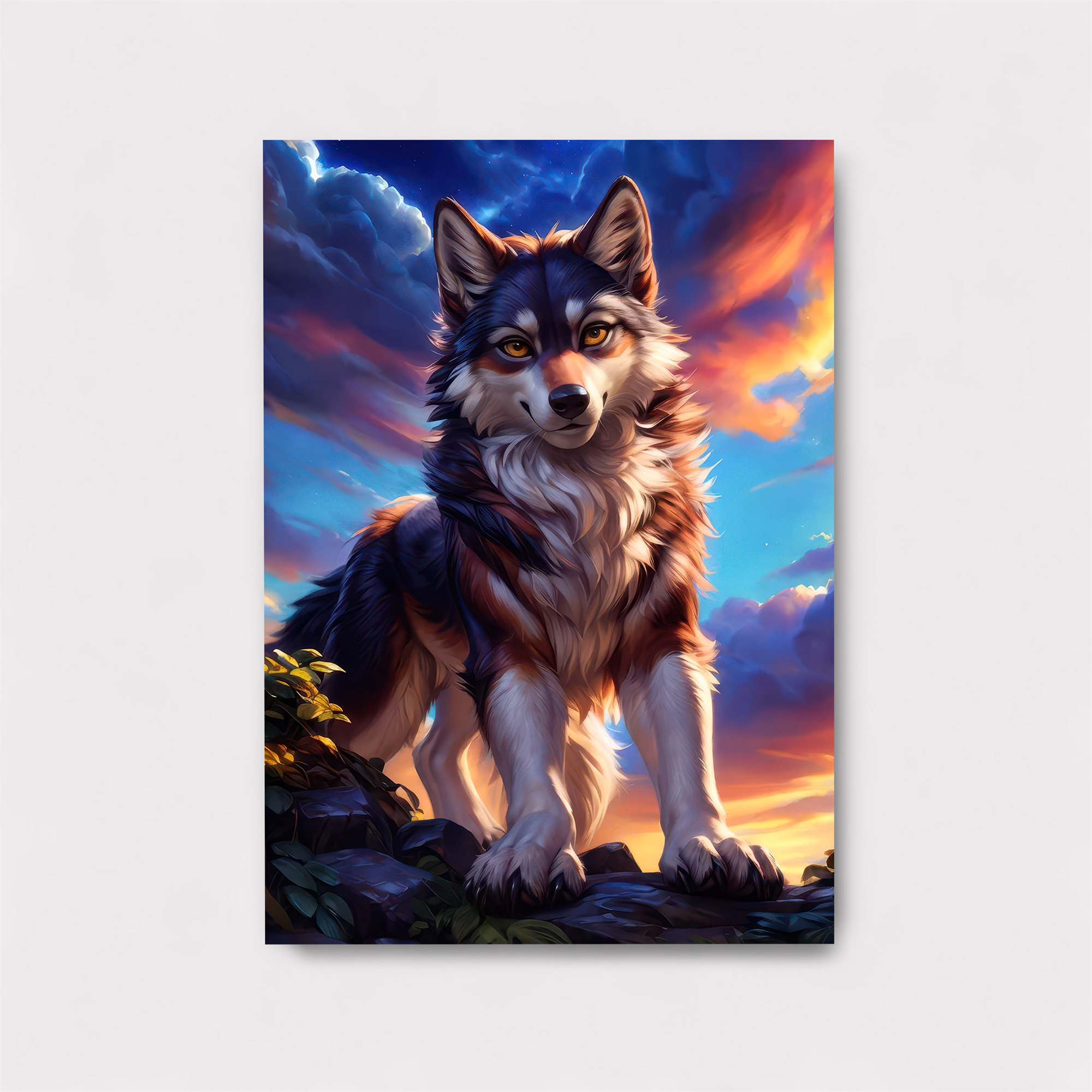 Wolf Majesty Safe Wall Magnetic / M