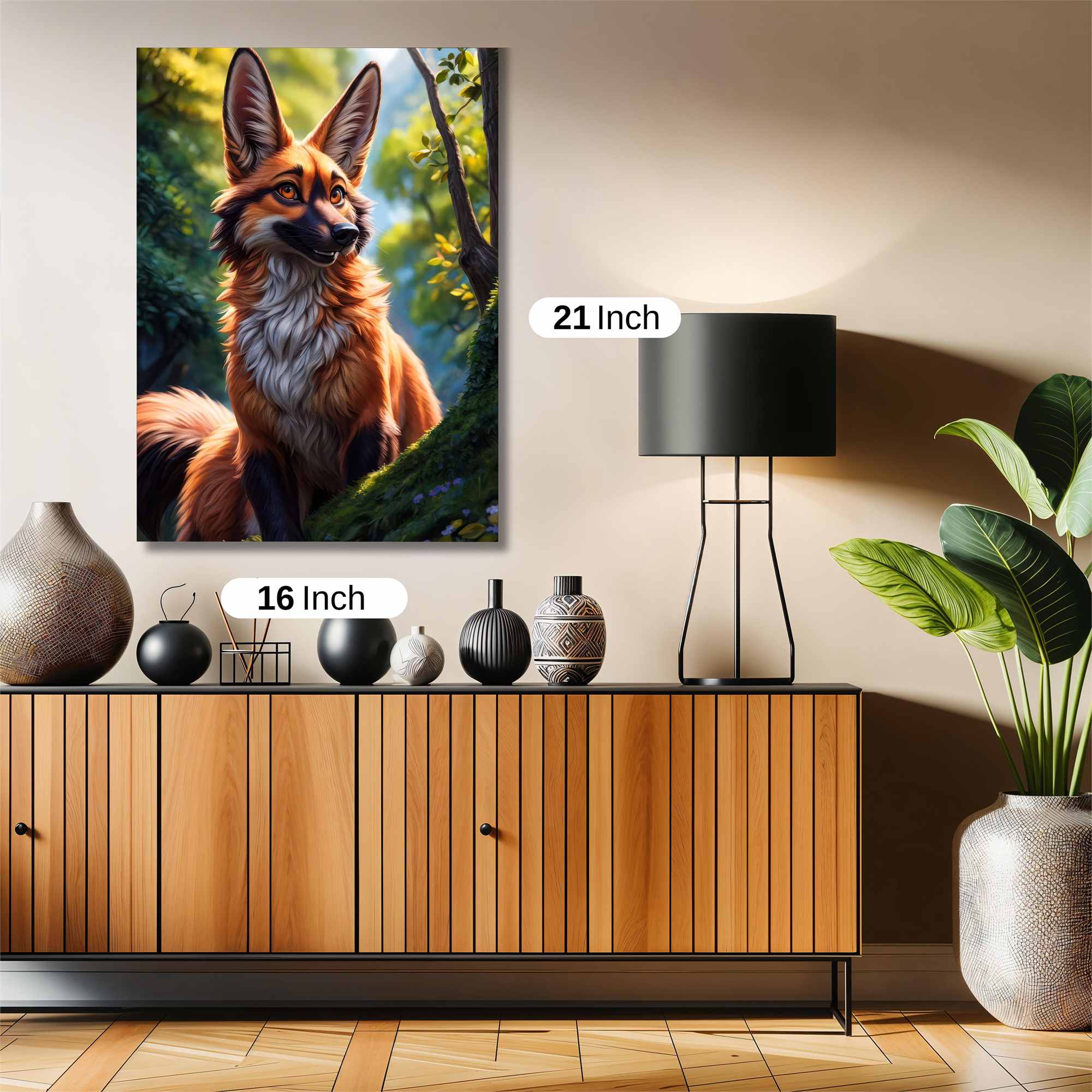 Foxy Serenity Safe Wall Magnetic / M