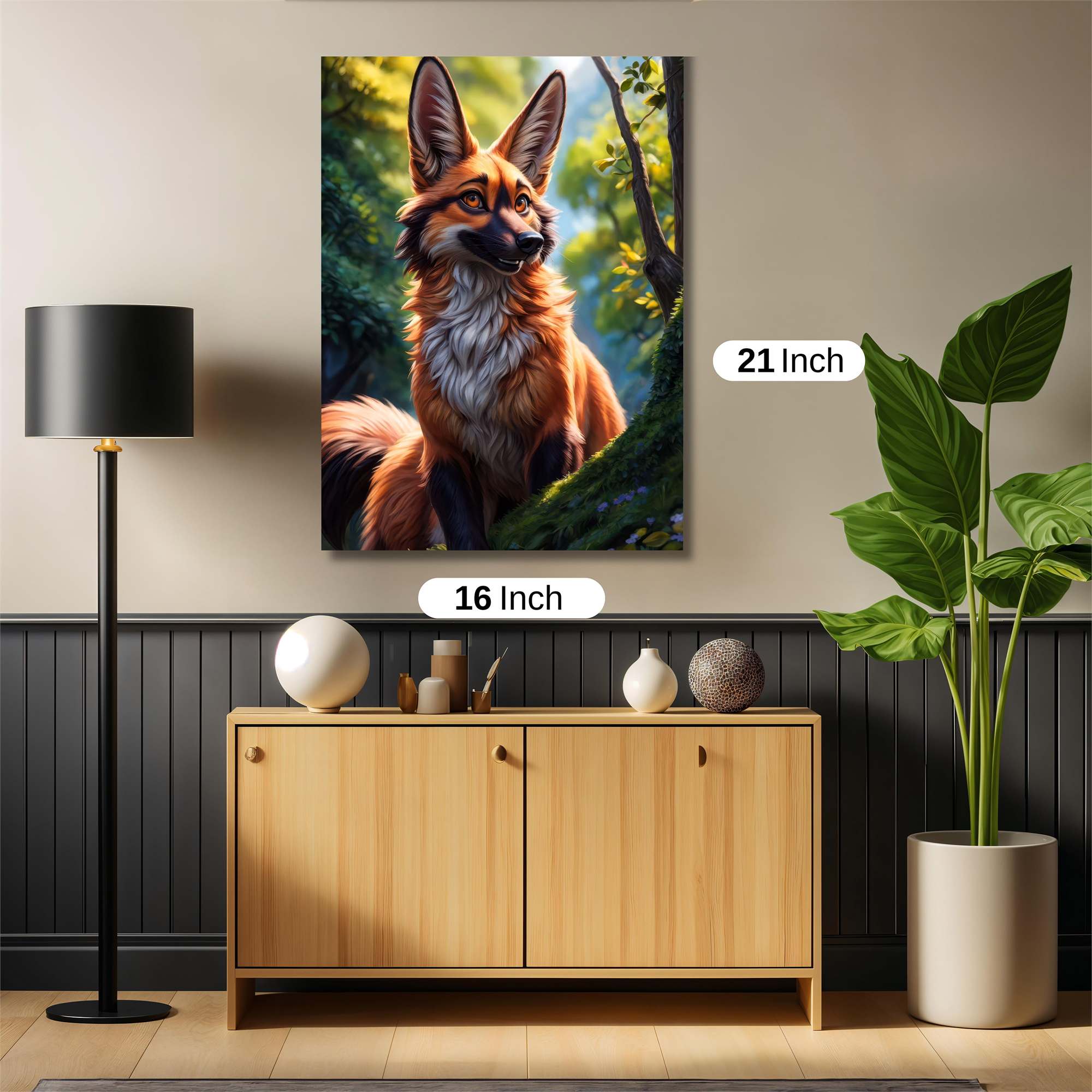 Foxy Serenity Safe Wall Magnetic / M