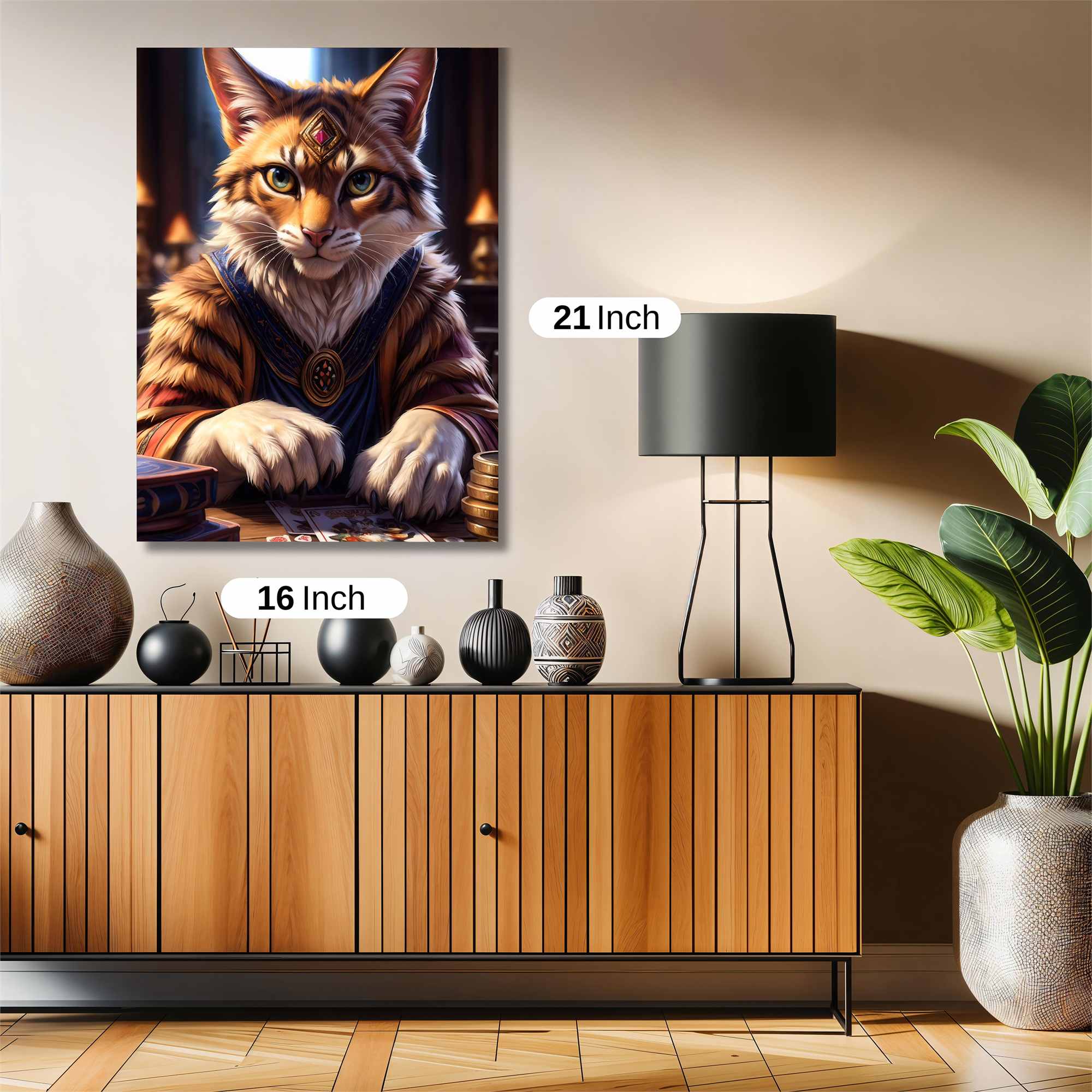 Feline Wizardry Safe Wall Magnetic / M