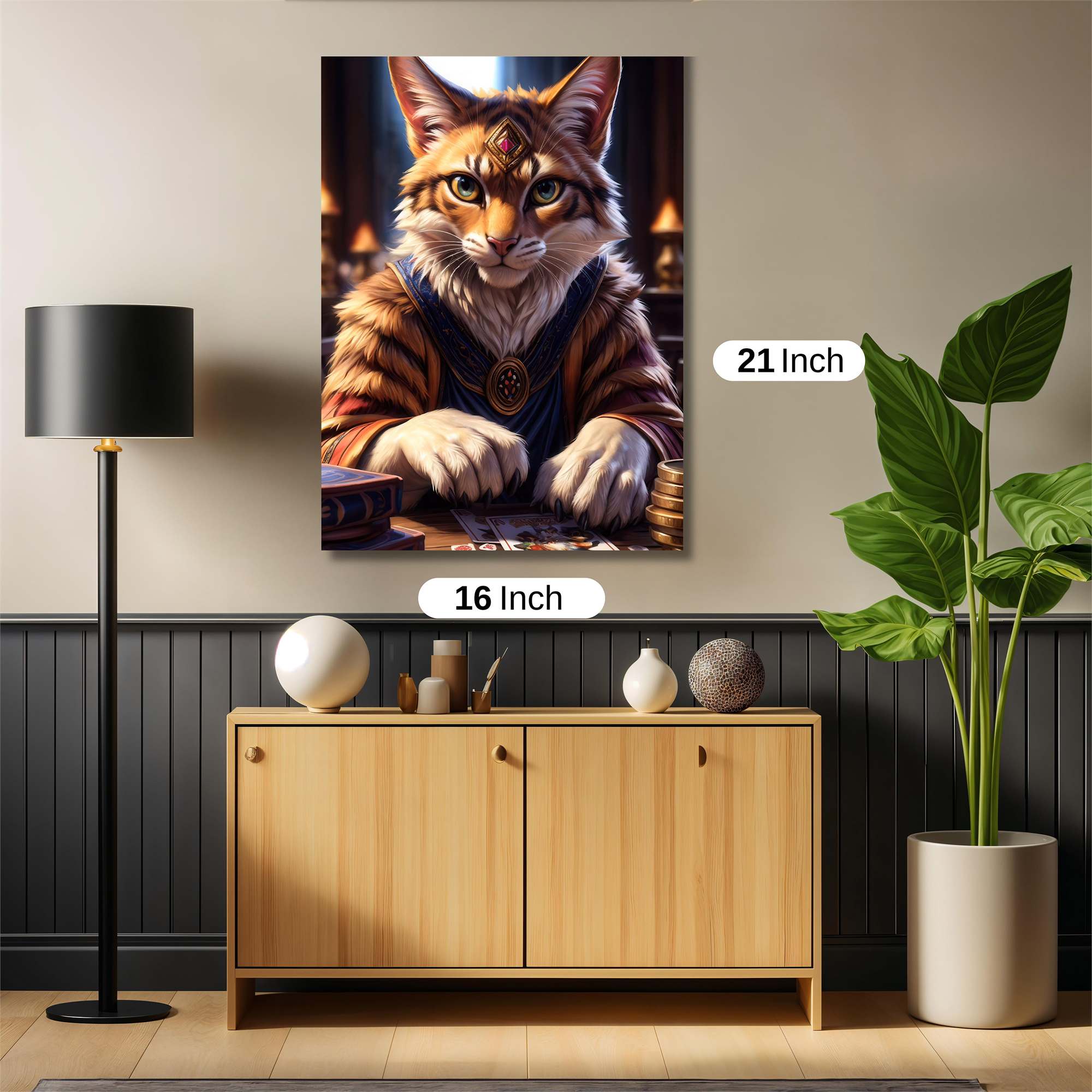 Feline Wizardry Safe Wall Magnetic / M