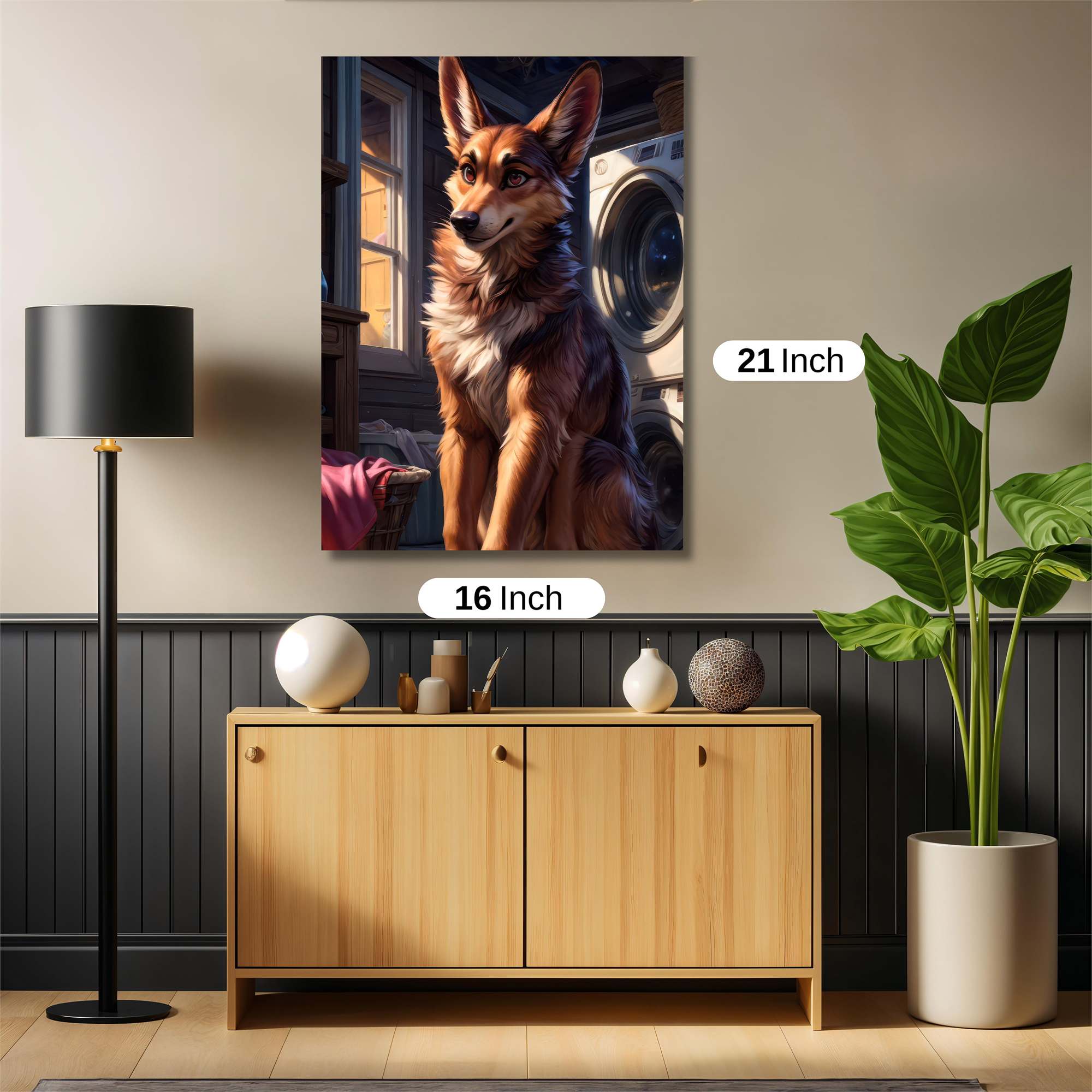 Canine Whimsy Safe Wall Magnetic / M