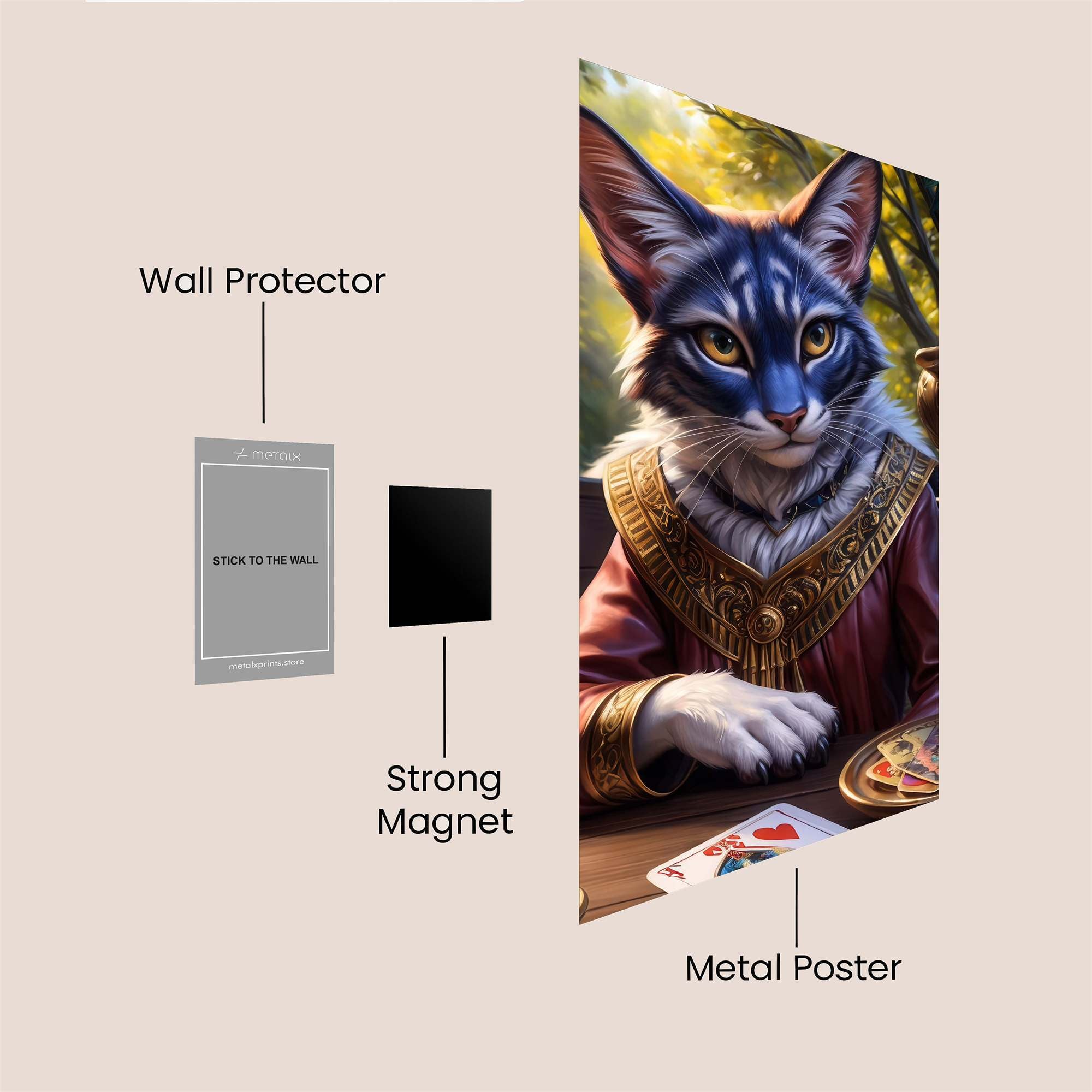 Feline Gambit Safe Wall Magnetic / M