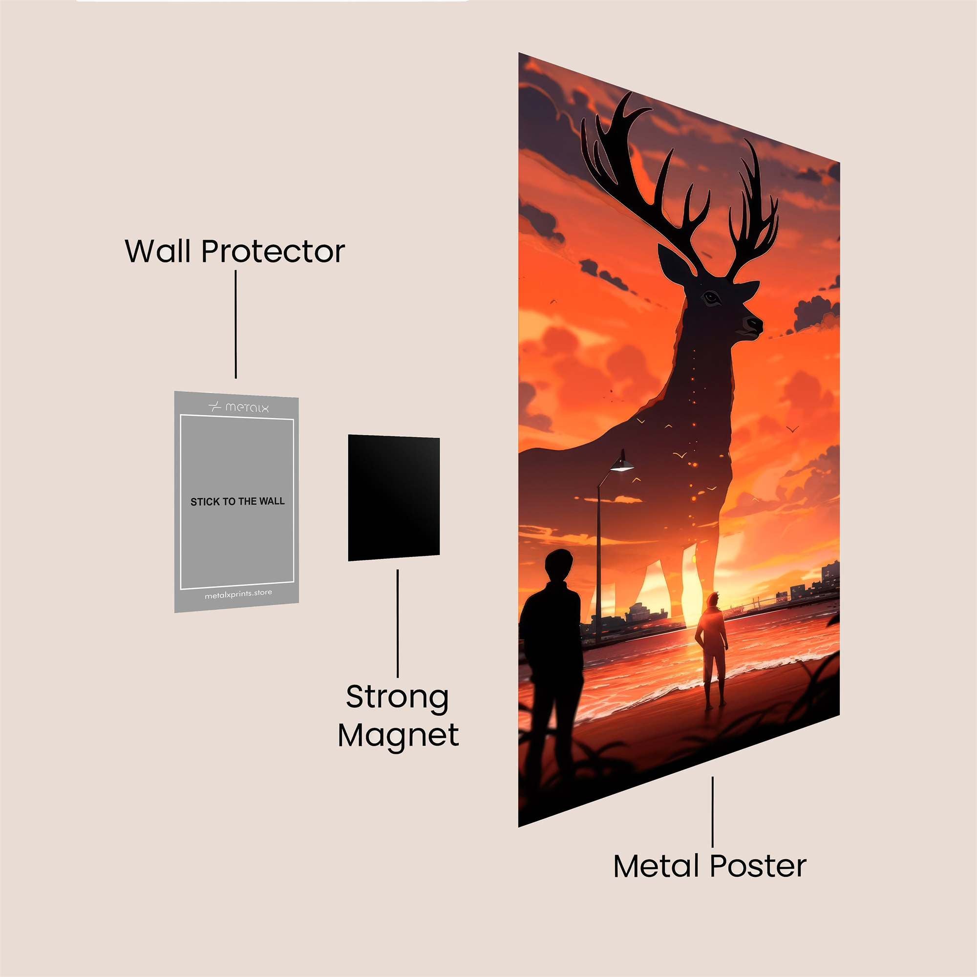 Majestic Reverie Safe Wall Magnetic / M