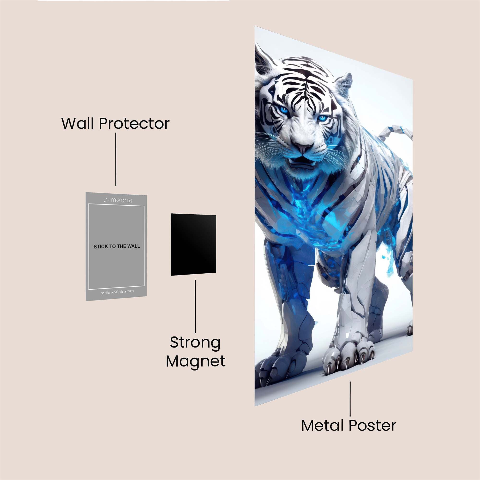 Cybernetic Majesty Safe Wall Magnetic / M