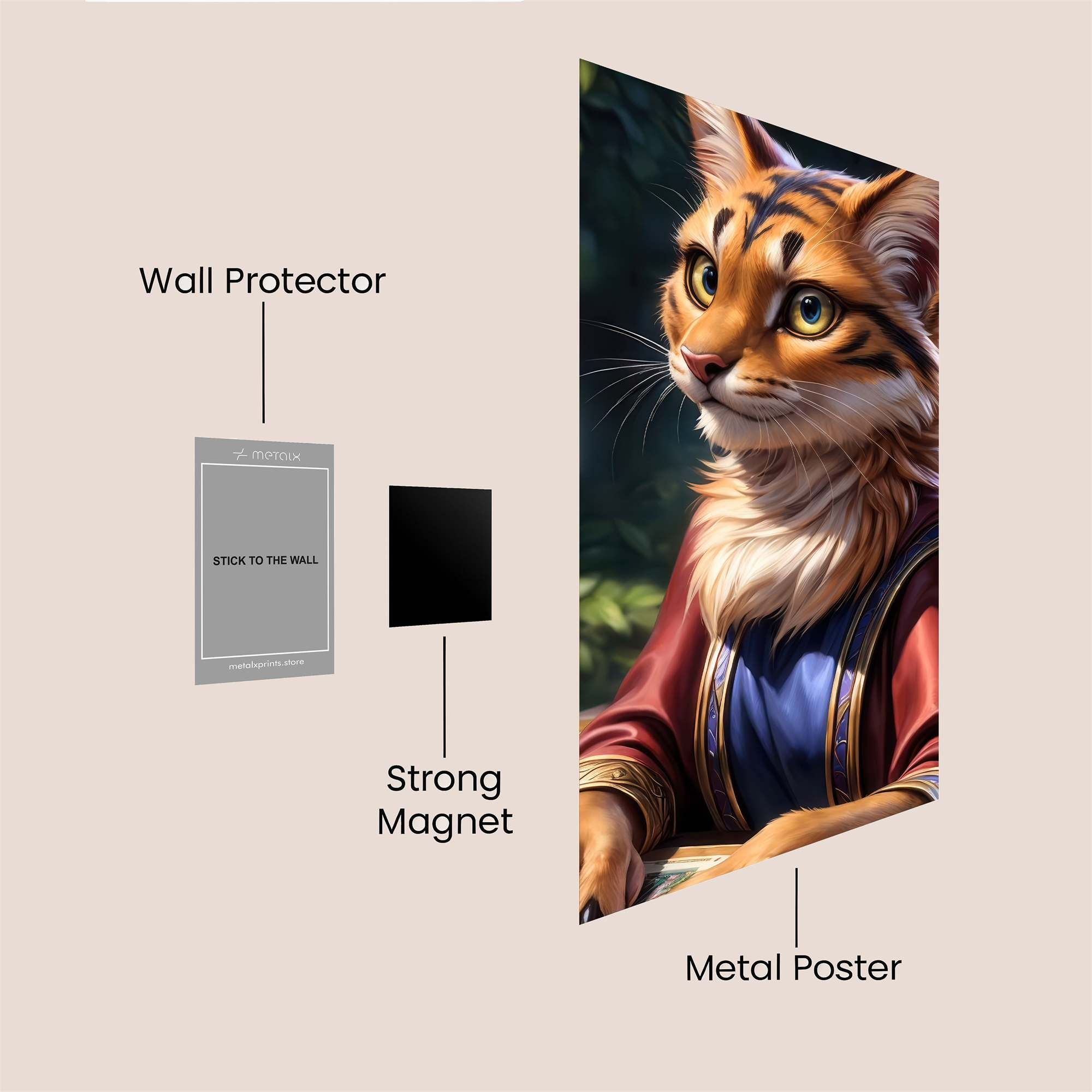 Feline Gambit Safe Wall Magnetic / M