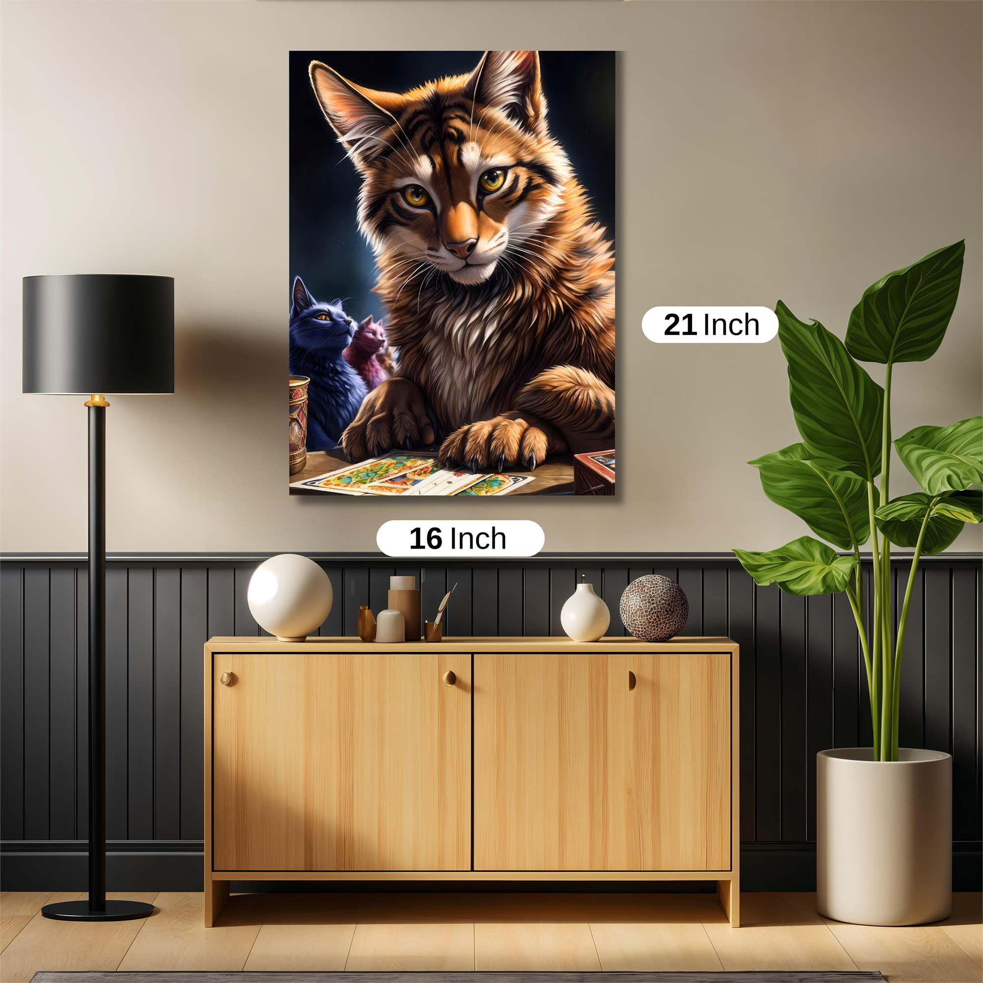 Feline Fortune Safe Wall Magnetic / M