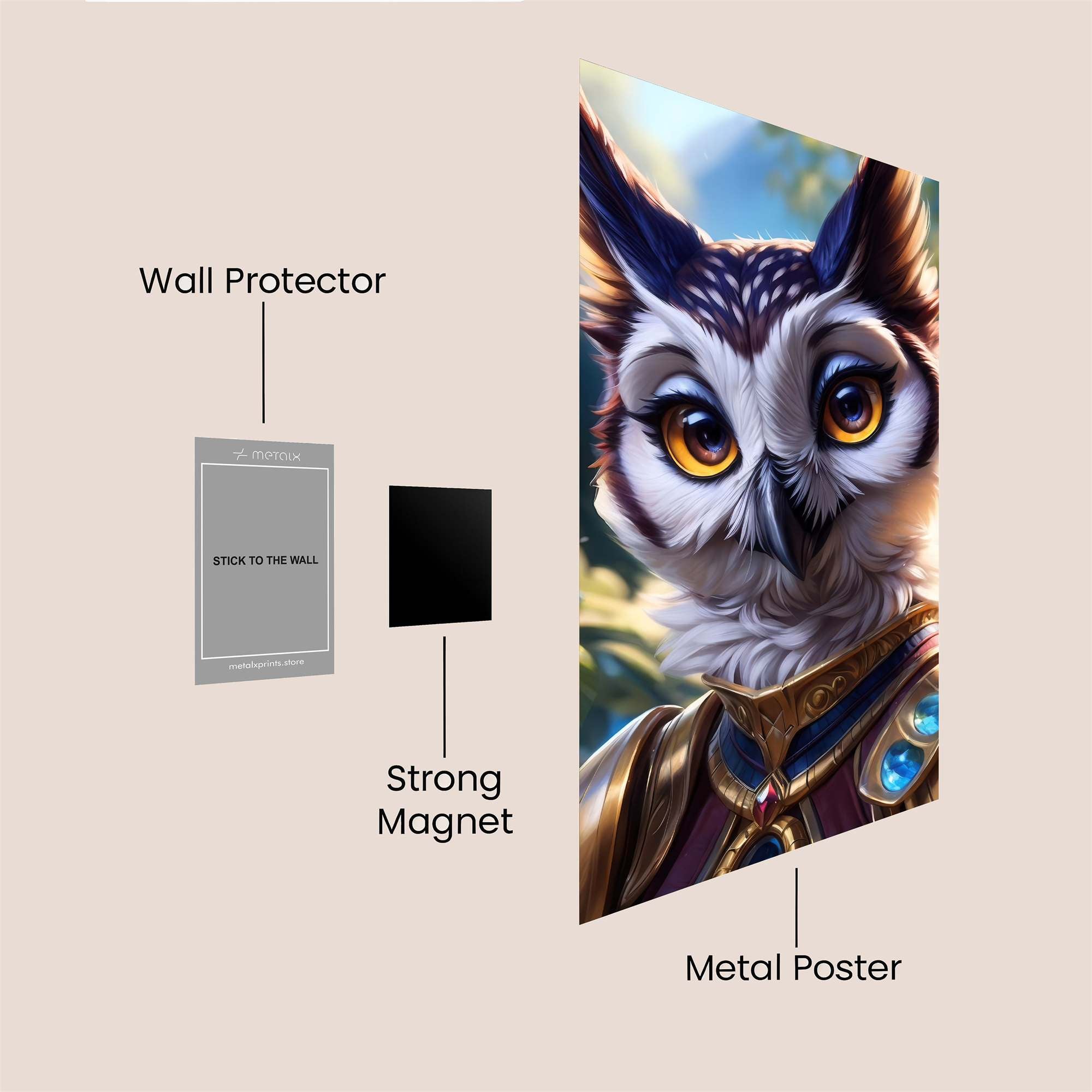 Regal Reverie Safe Wall Magnetic / M