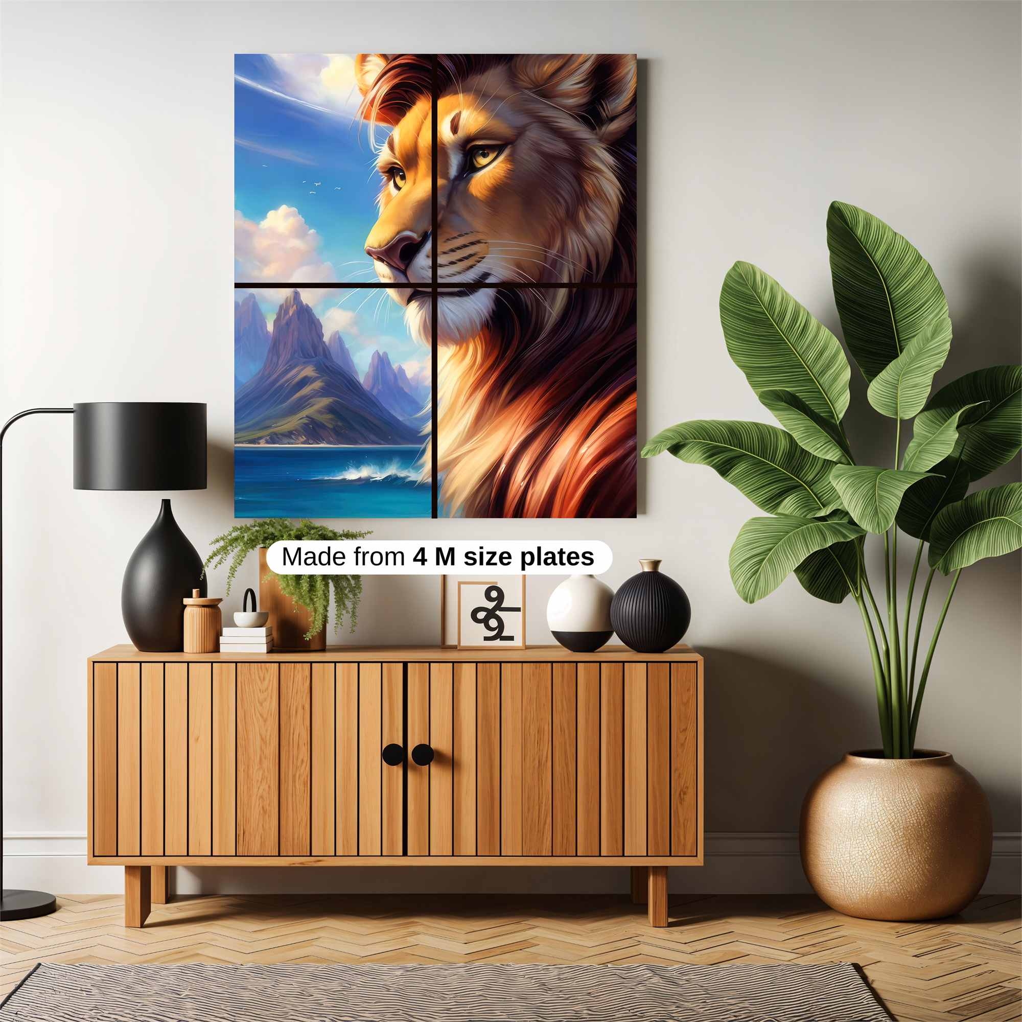 Lion Majesty Safe Wall Magnetic / M