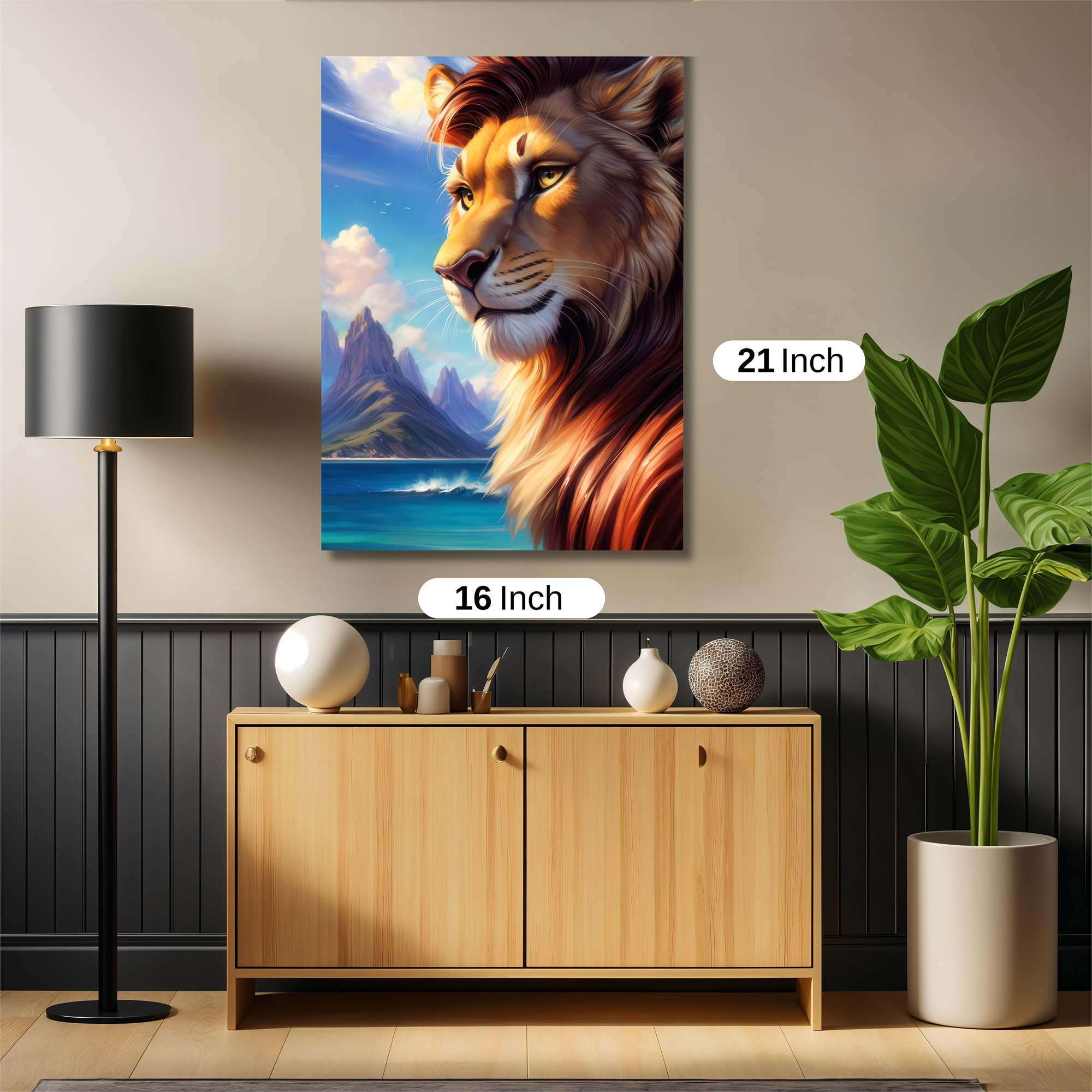 Lion Majesty Safe Wall Magnetic / M