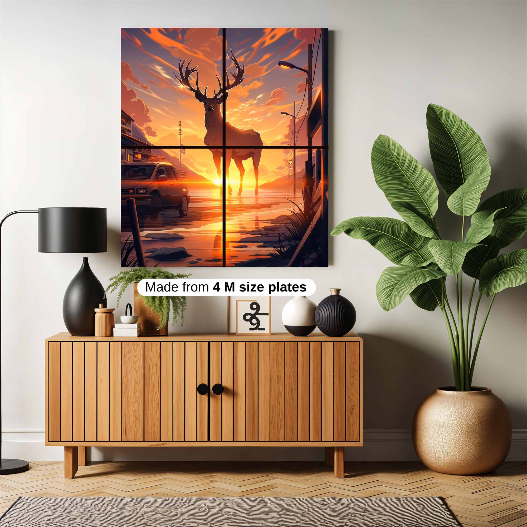 Sunset Majesty Safe Wall Magnetic / M