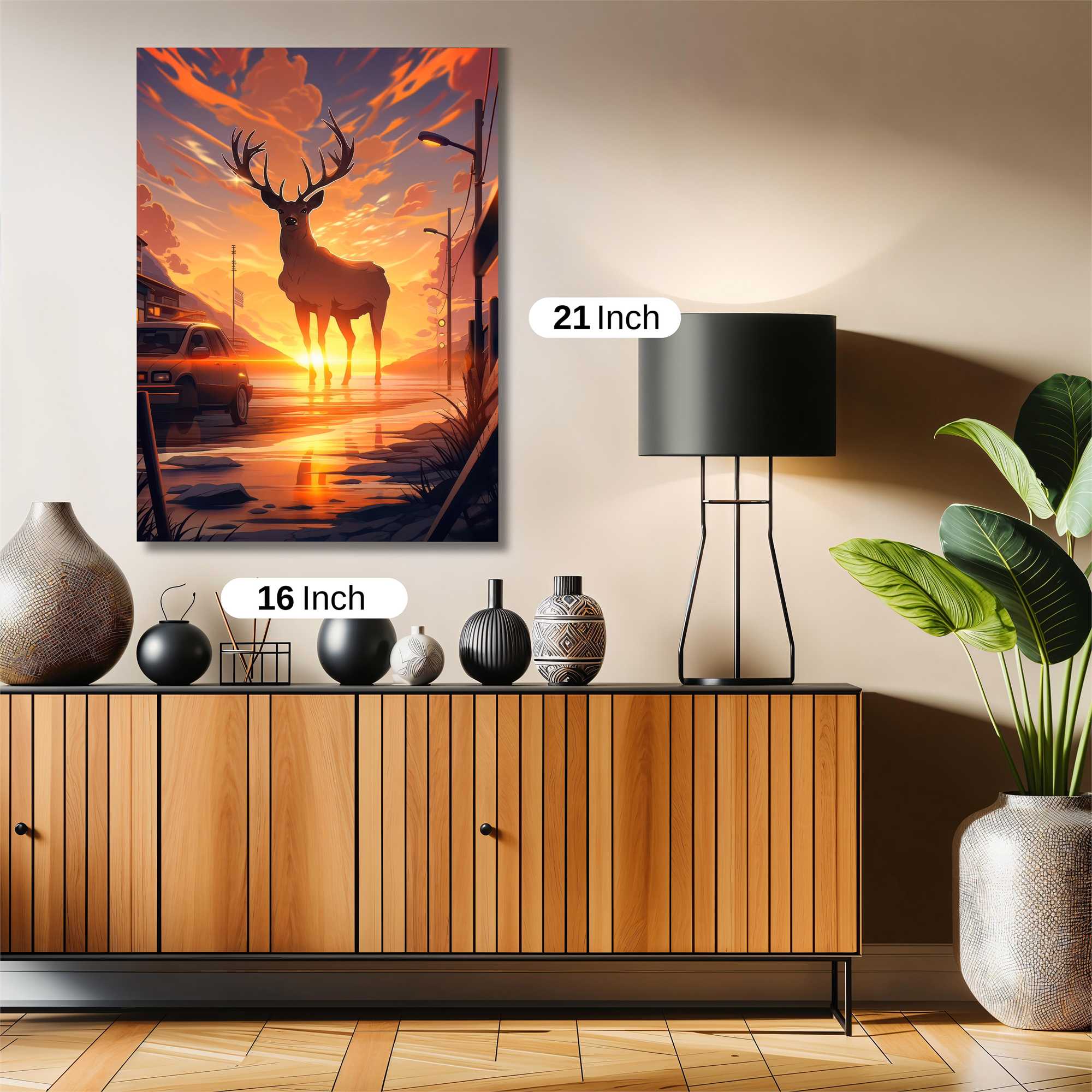 Sunset Majesty Safe Wall Magnetic / M