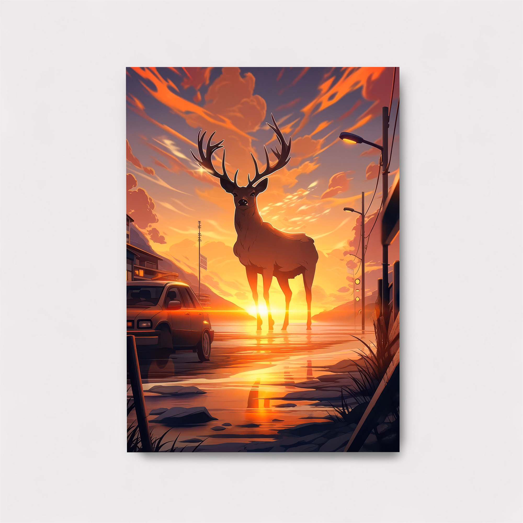Sunset Majesty Safe Wall Magnetic / M