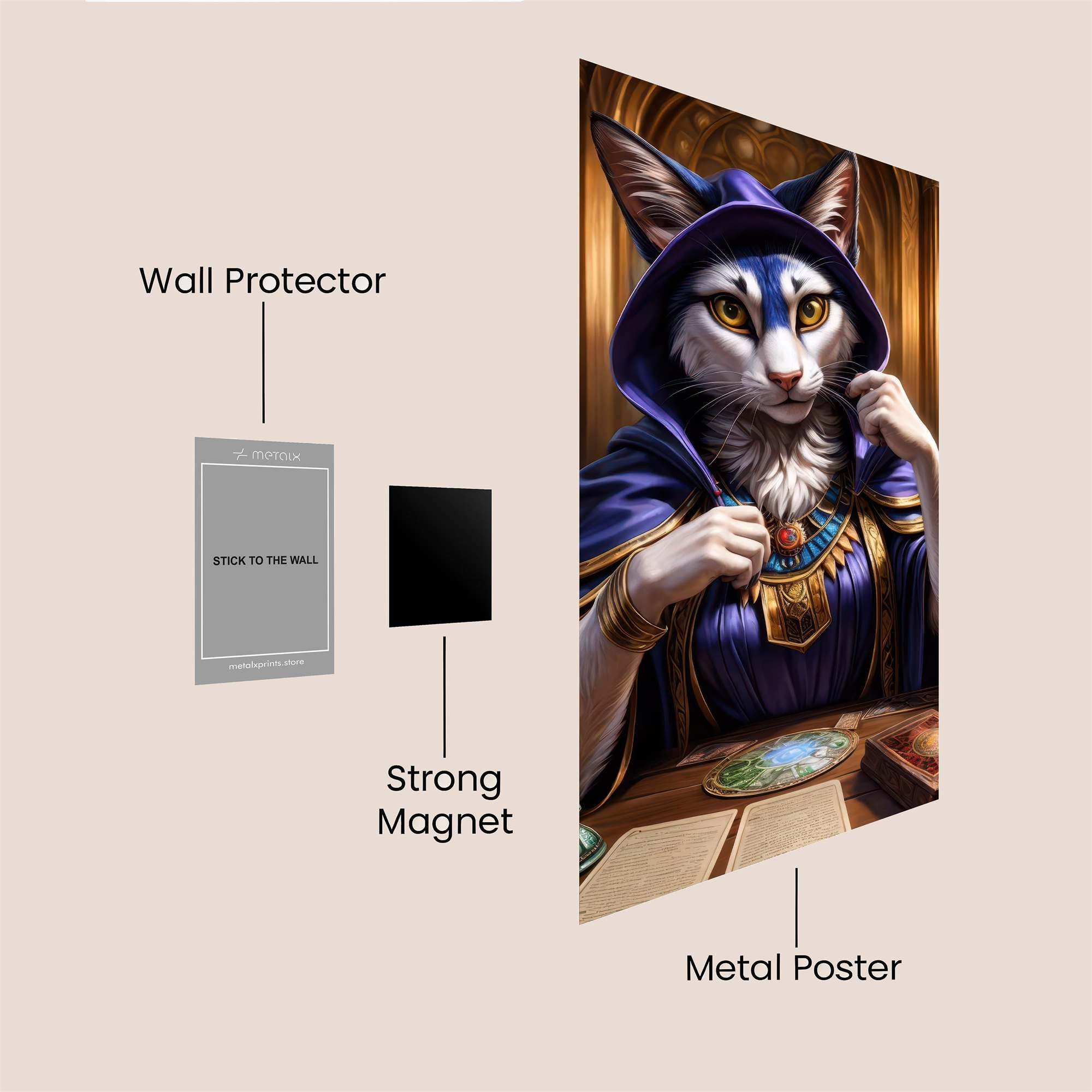 Arcane Whiskers Safe Wall Magnetic / M