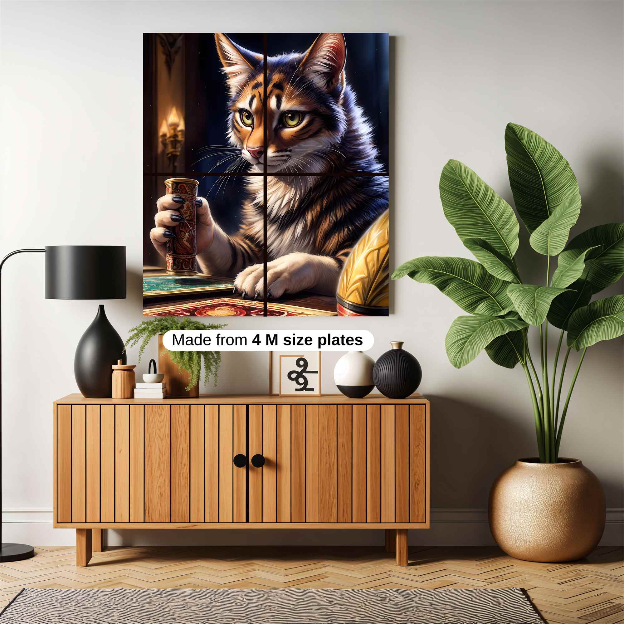 Feline Fortune Safe Wall Magnetic / M