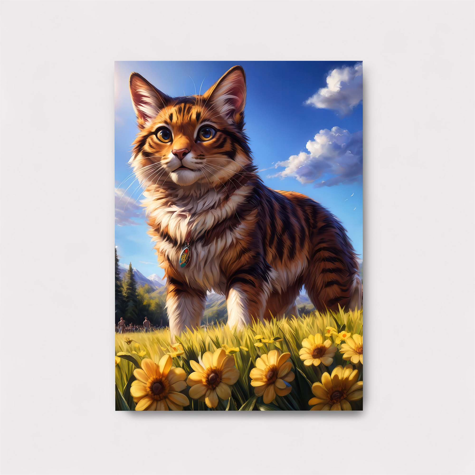 Feline Sunshine Safe Wall Magnetic / M