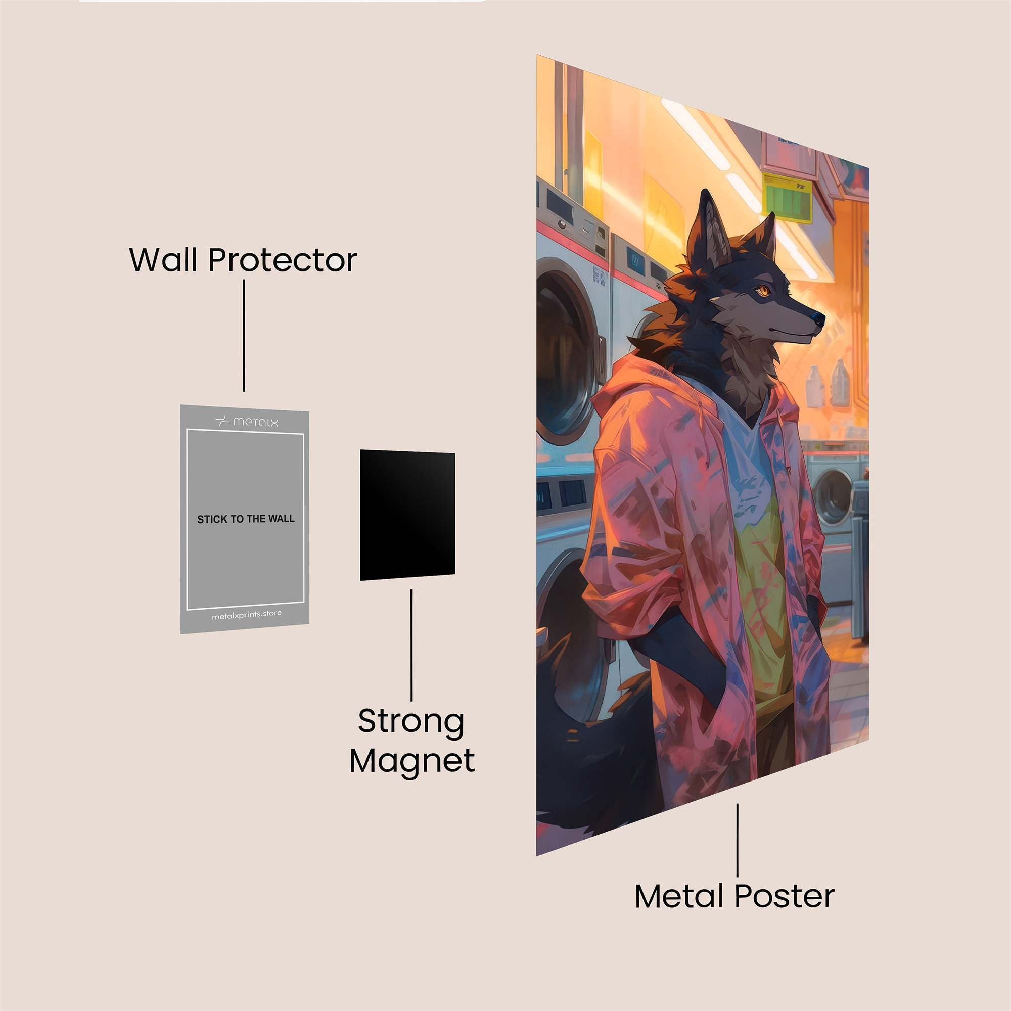 Canine Calm Safe Wall Magnetic / M