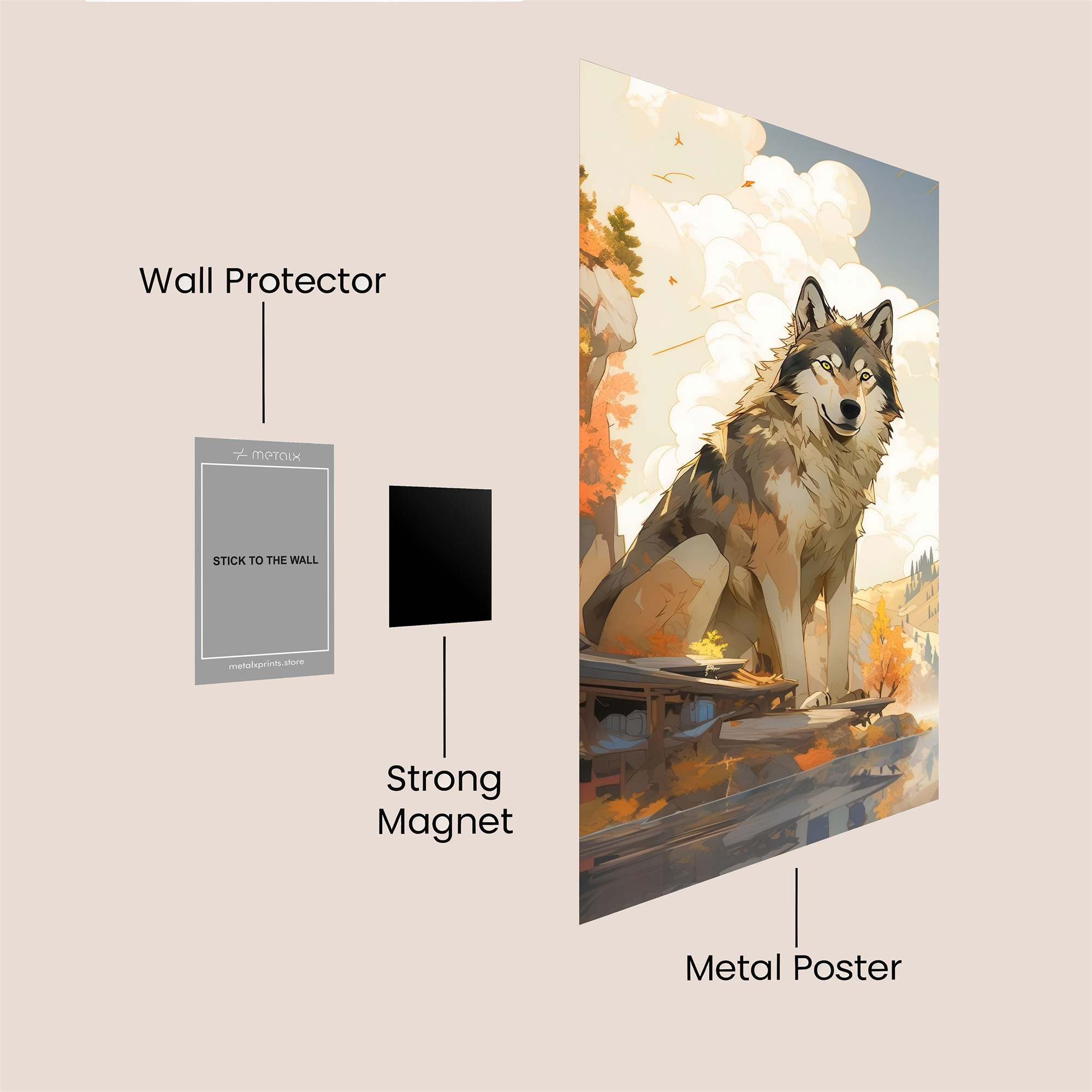 Giant Tranquility Safe Wall Magnetic / M