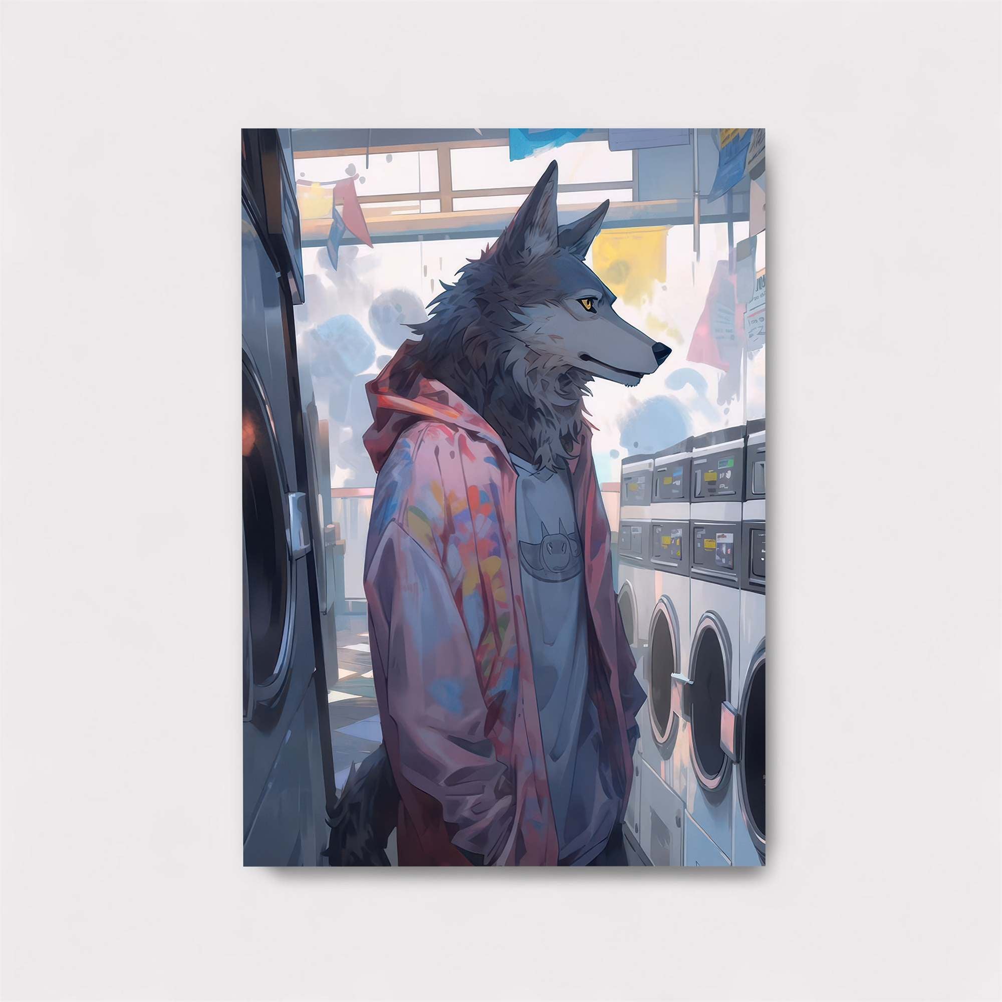 Laundromat Whimsy Safe Wall Magnetic / M