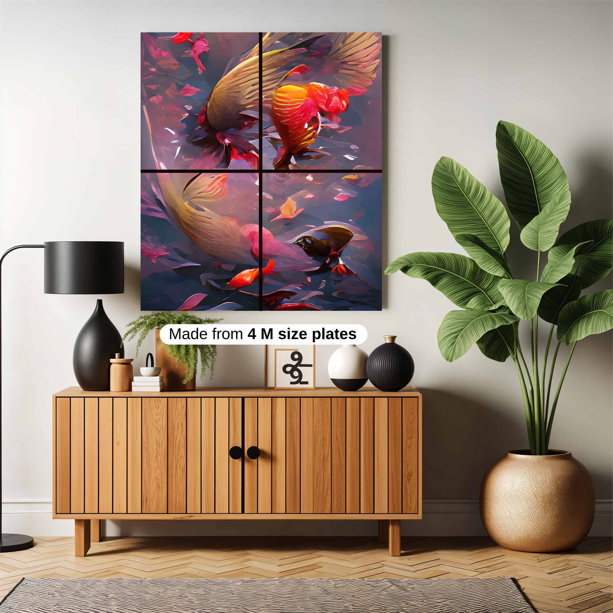 Koi Dance Safe Wall Magnetic / M