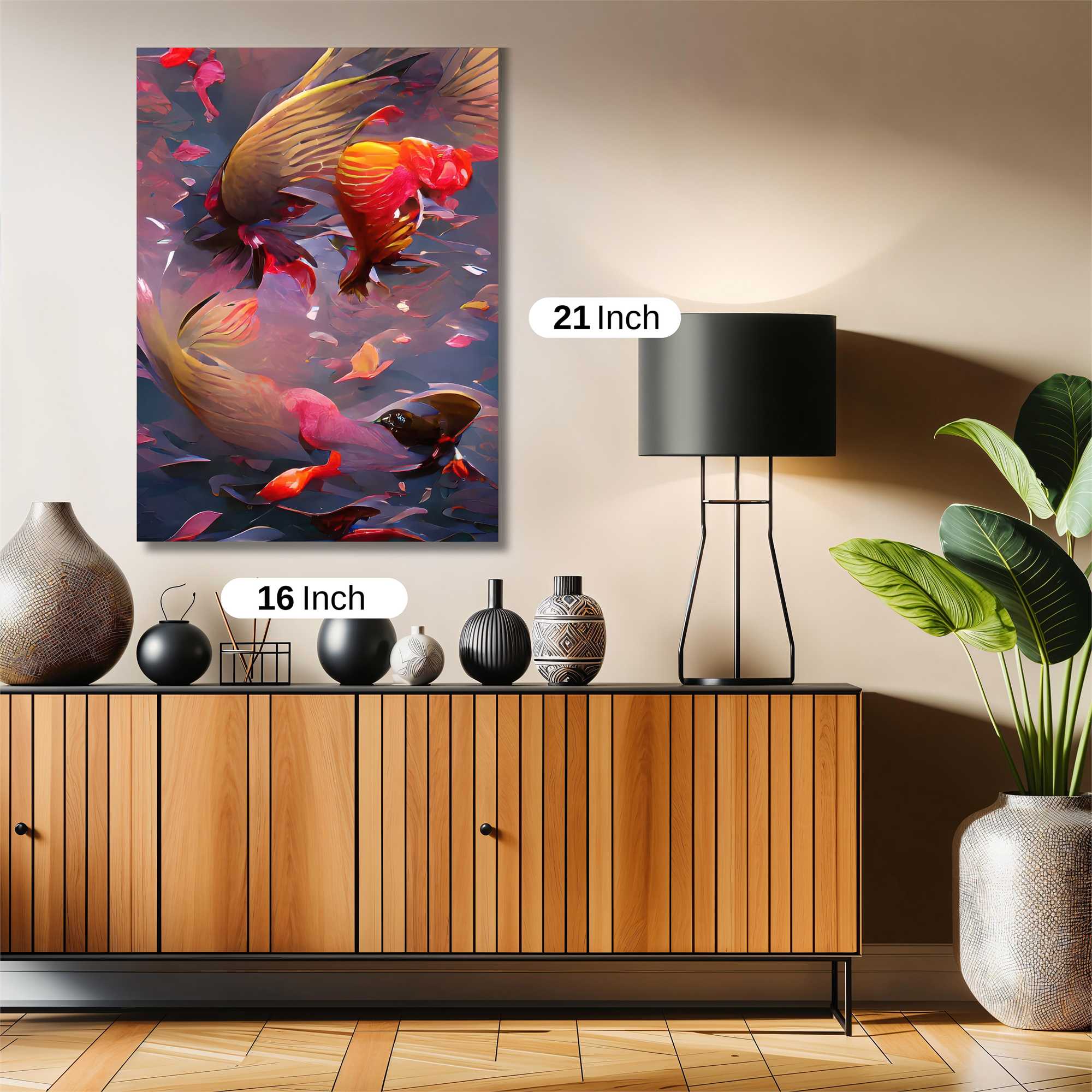 Koi Dance Safe Wall Magnetic / M