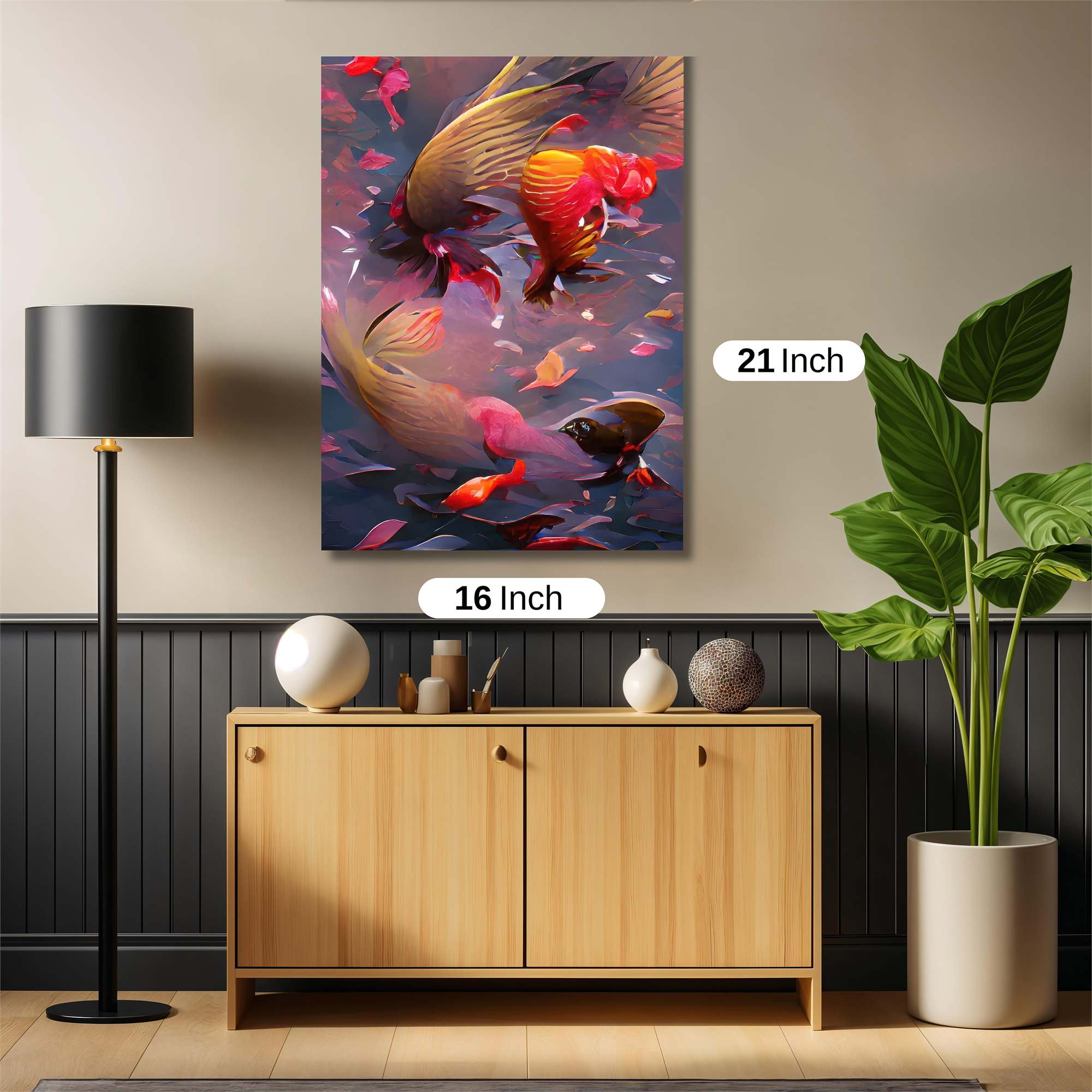 Koi Dance Safe Wall Magnetic / M