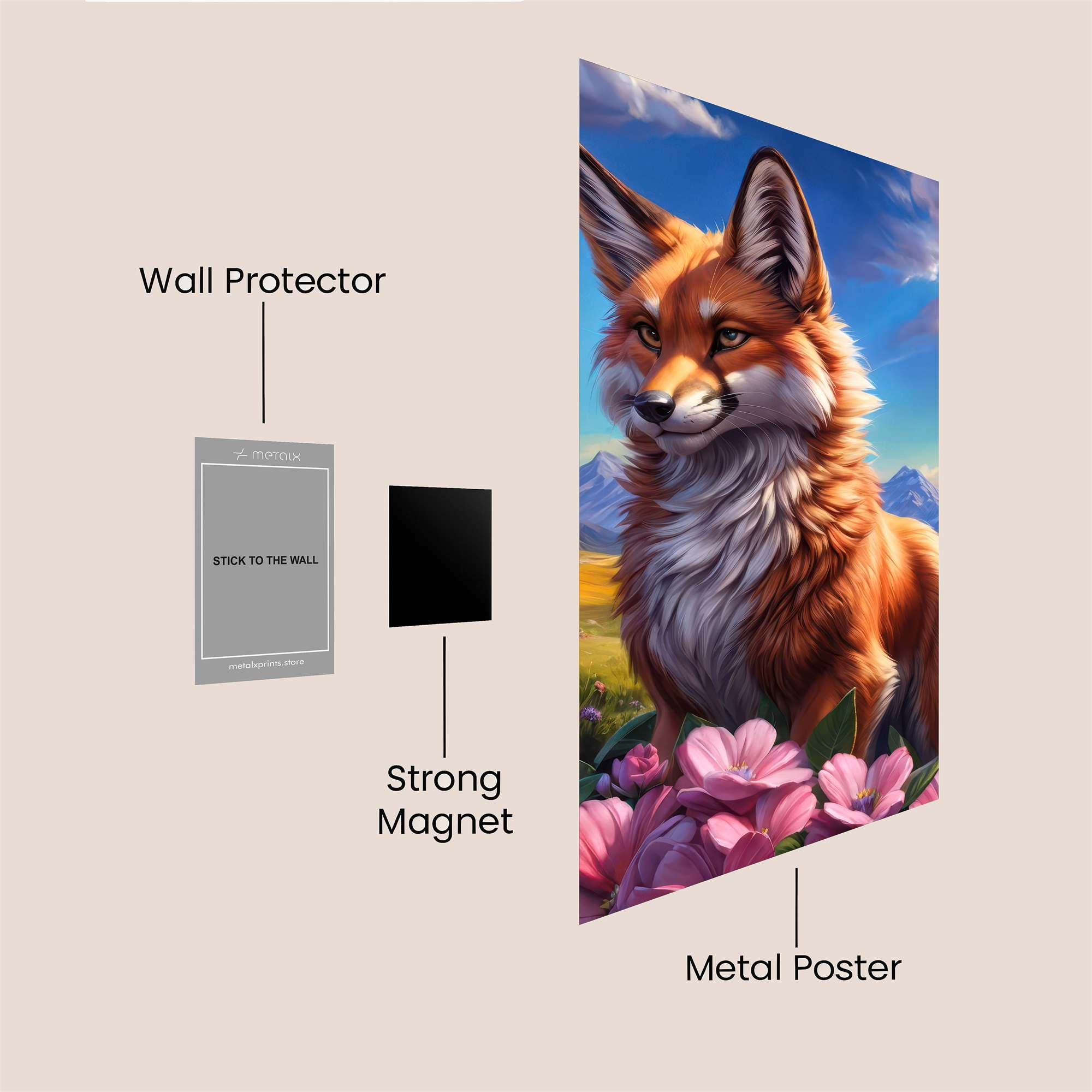 Fox Serenity Safe Wall Magnetic / M