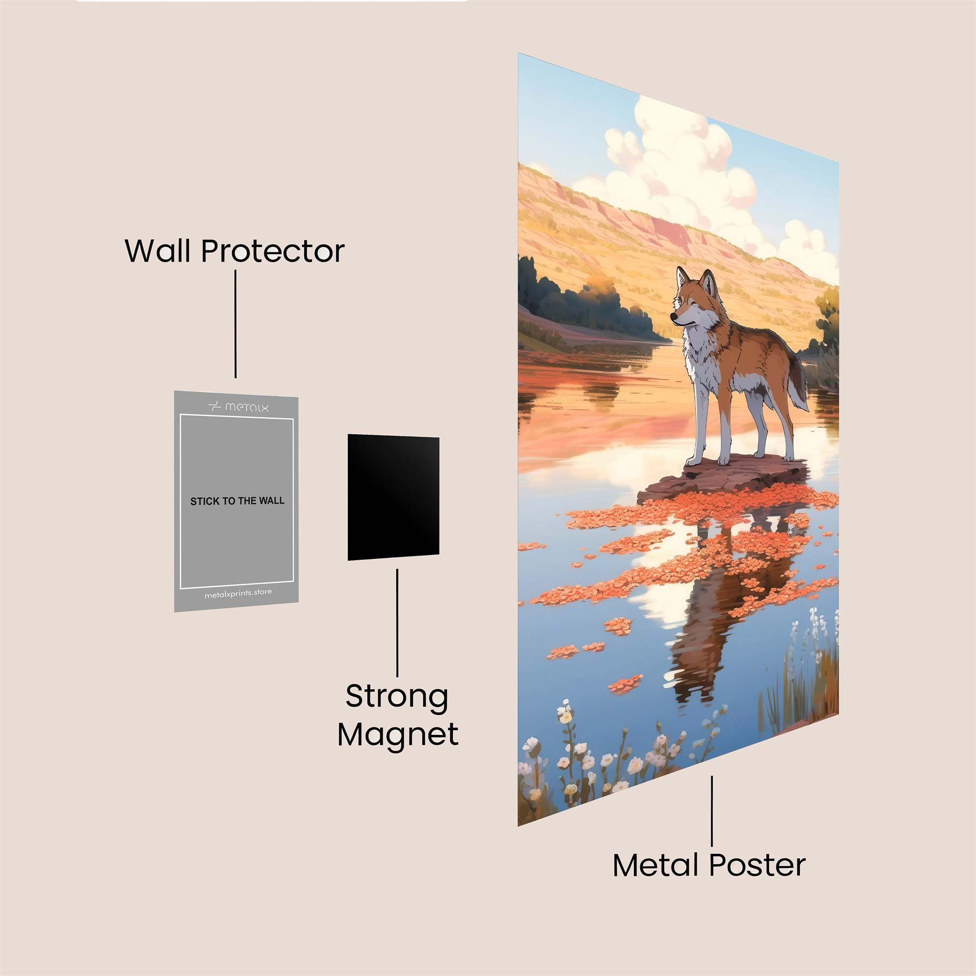Lone Serenity Safe Wall Magnetic / M
