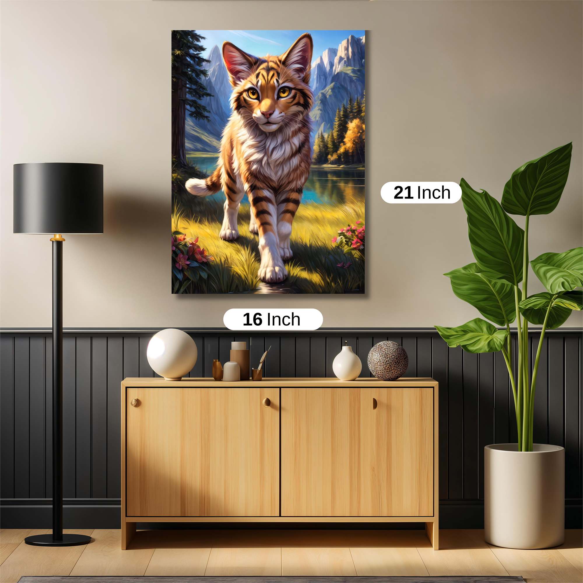 Feline Majesty Safe Wall Magnetic / M