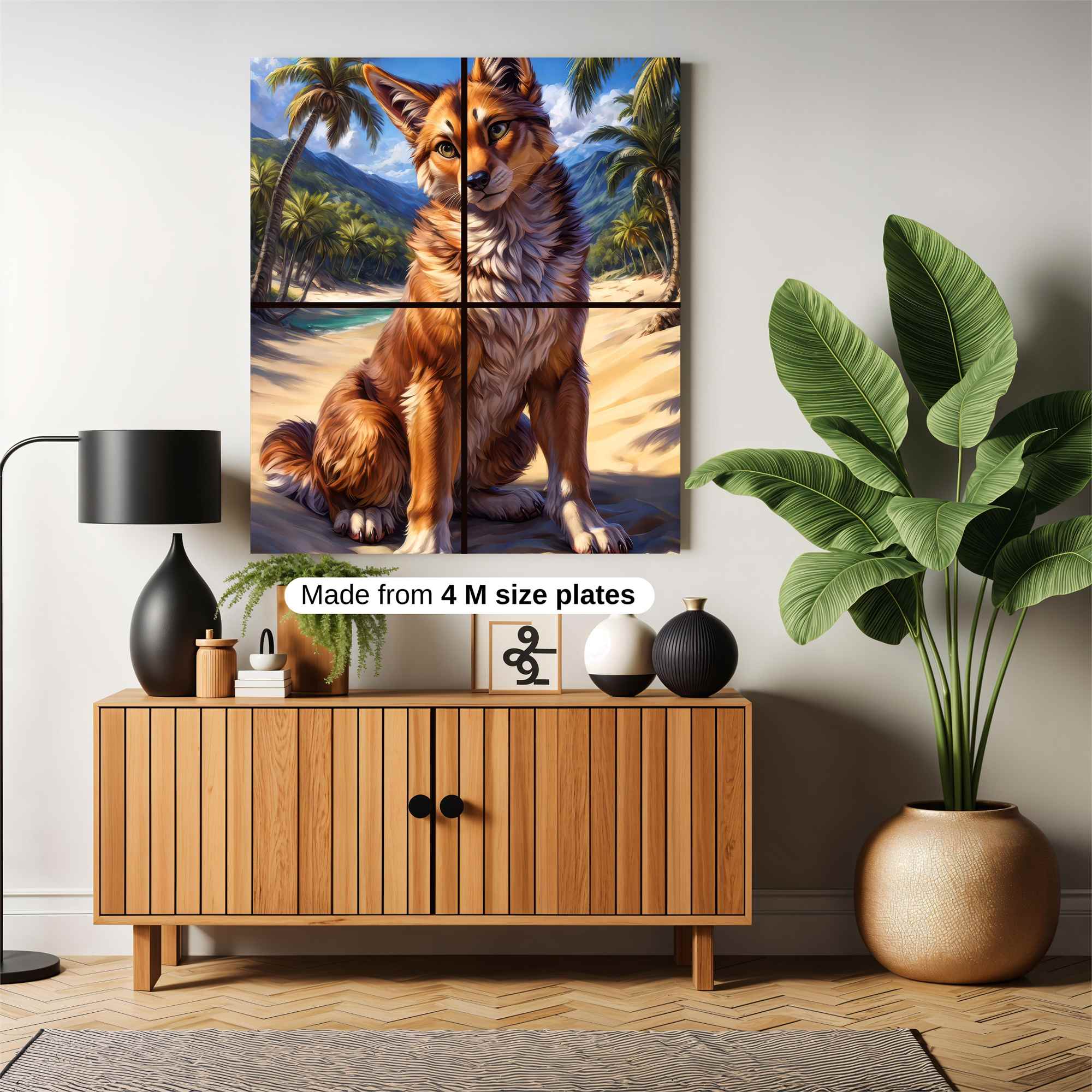 Sunlit Canine Safe Wall Magnetic / M
