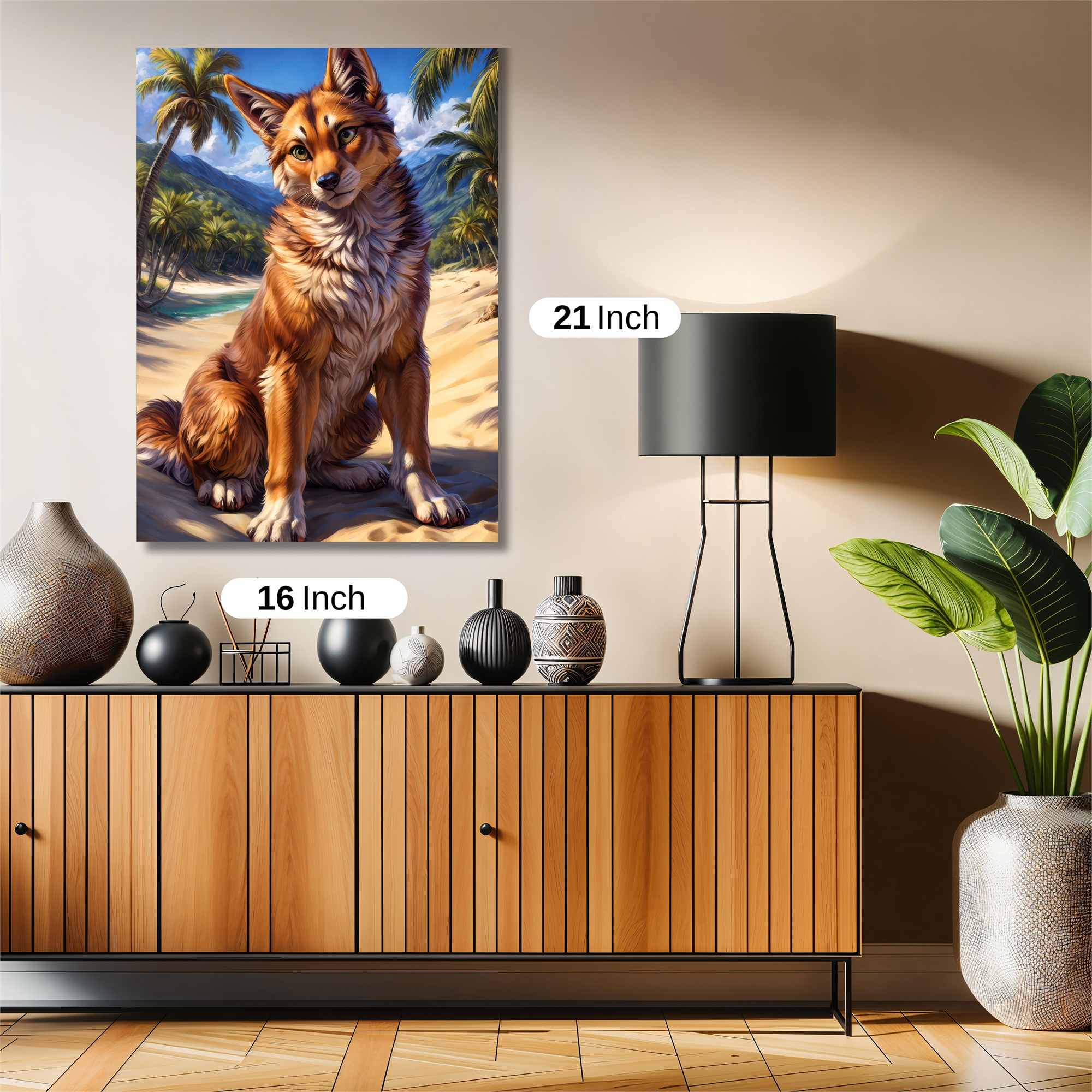 Sunlit Canine Safe Wall Magnetic / M
