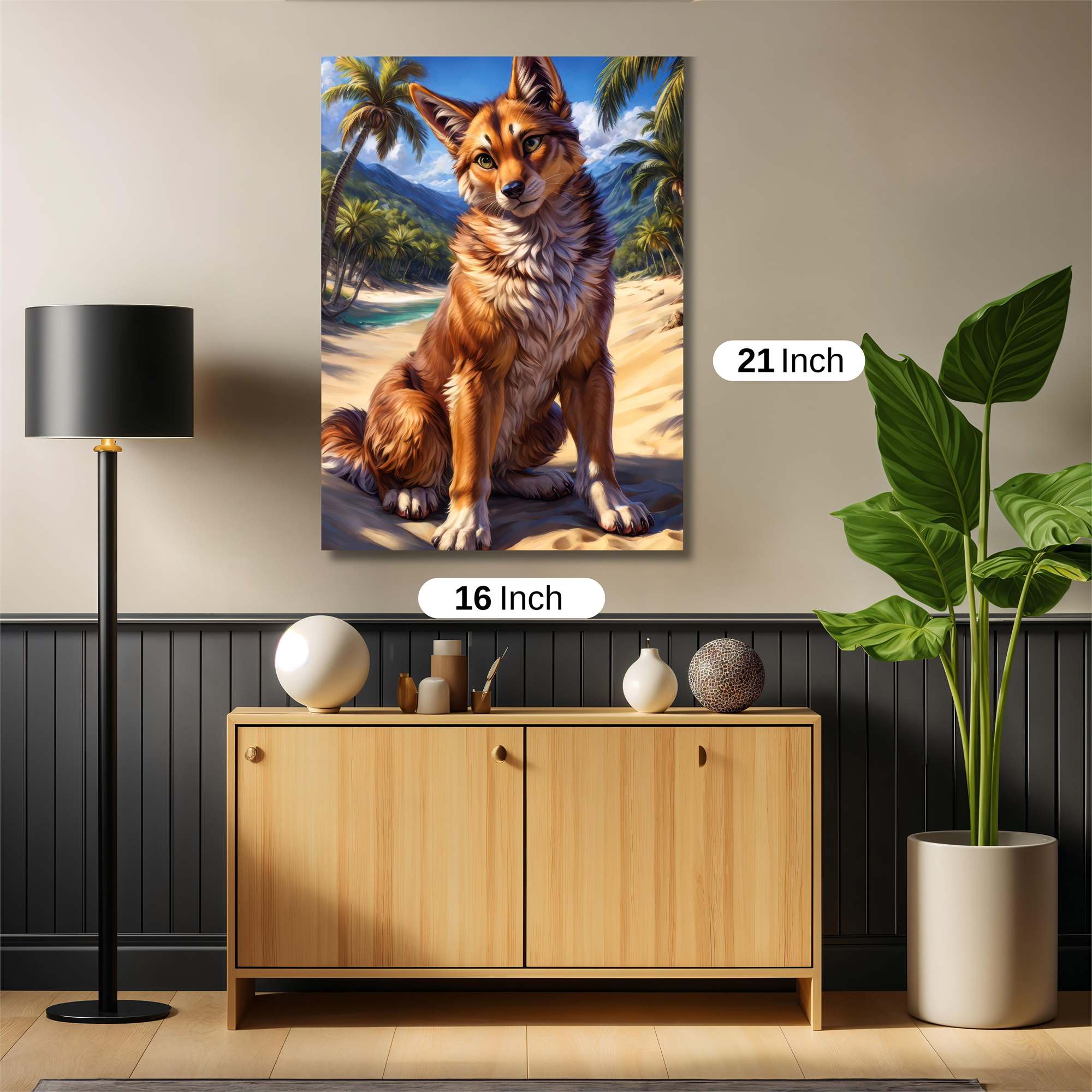 Sunlit Canine Safe Wall Magnetic / M
