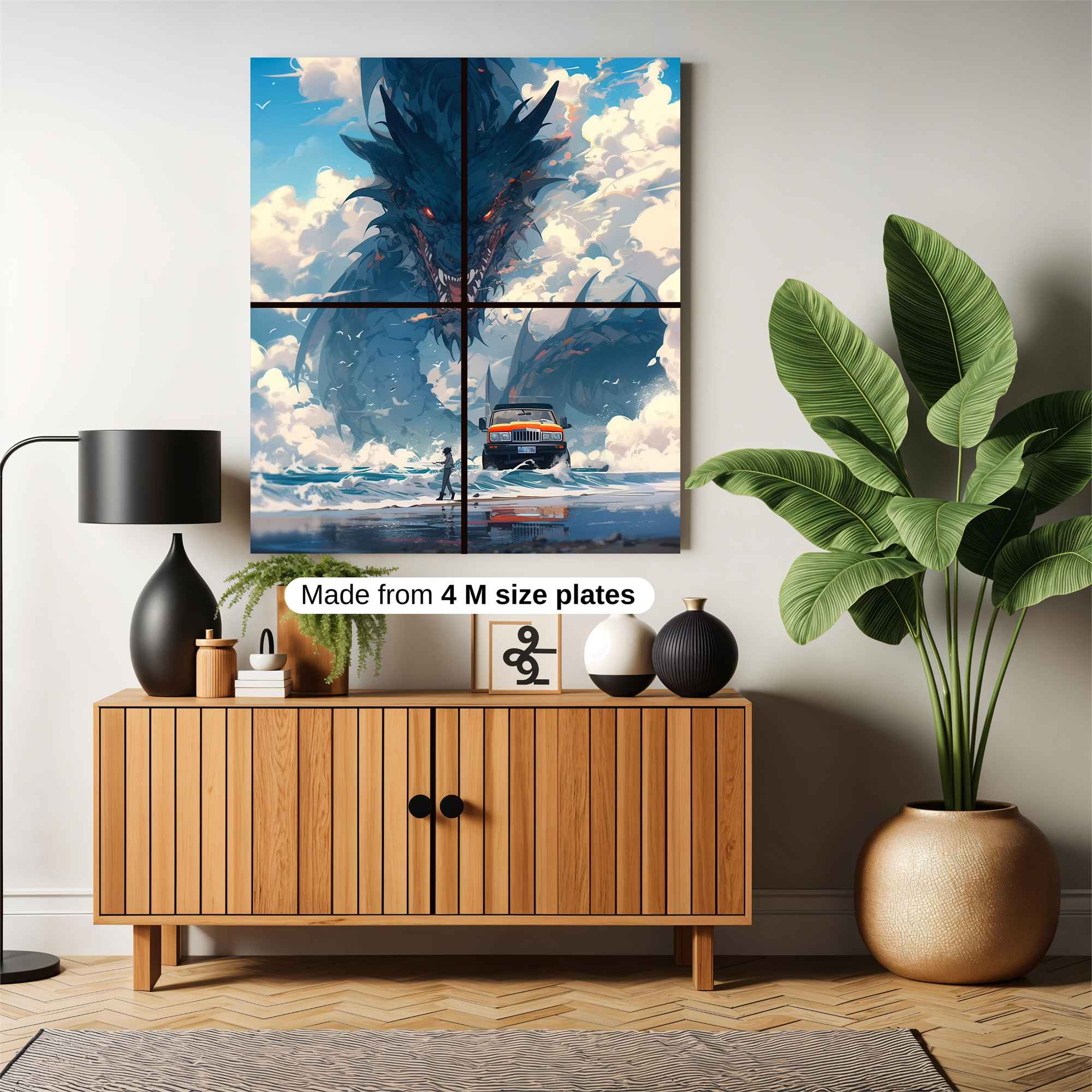 Draconic Fury Safe Wall Magnetic / M