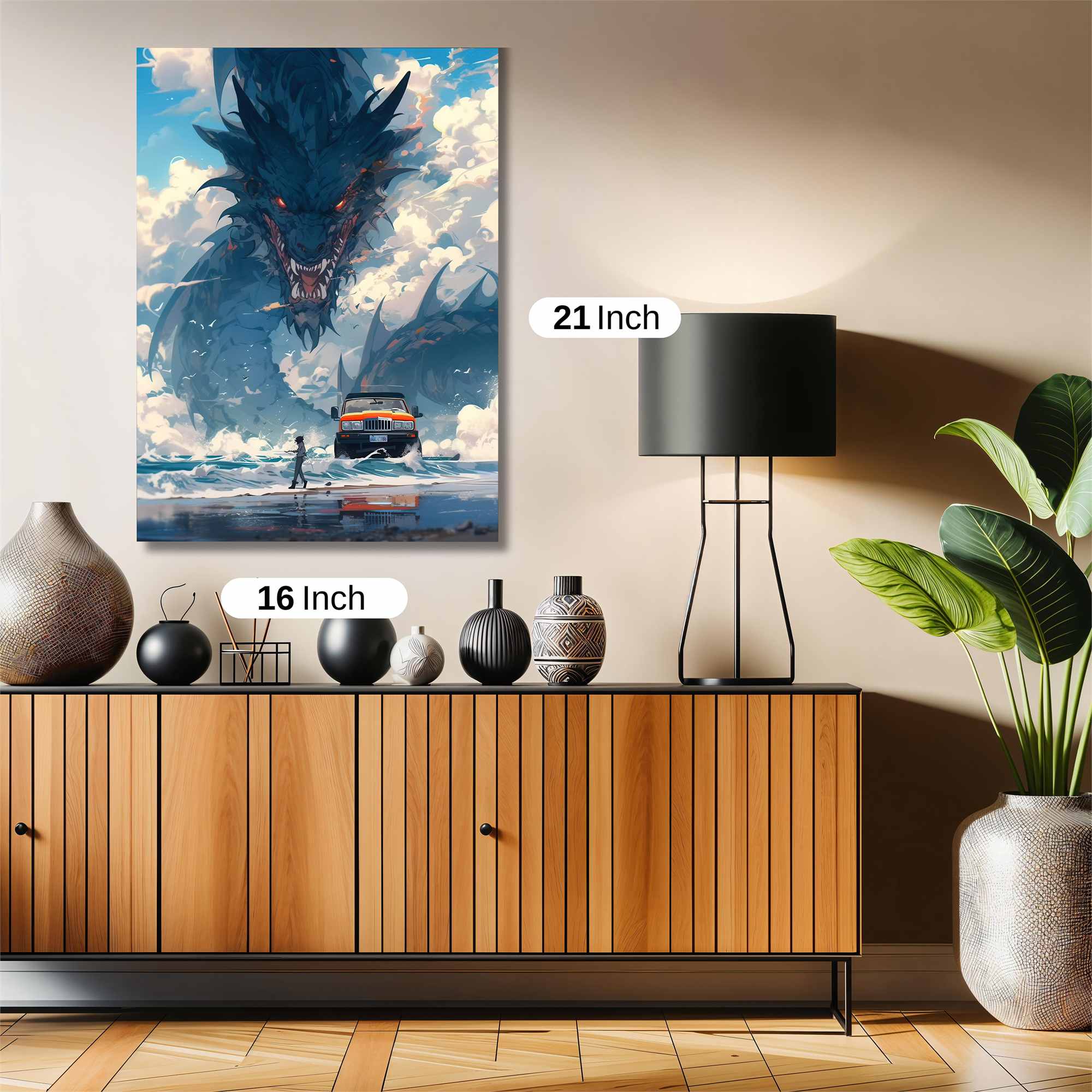 Draconic Fury Safe Wall Magnetic / M