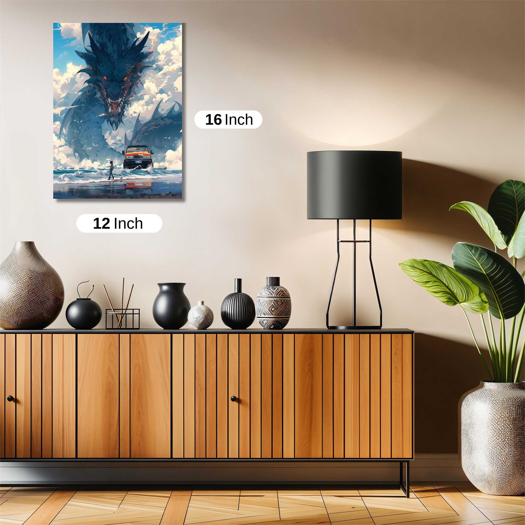 Draconic Fury Safe Wall Magnetic / M