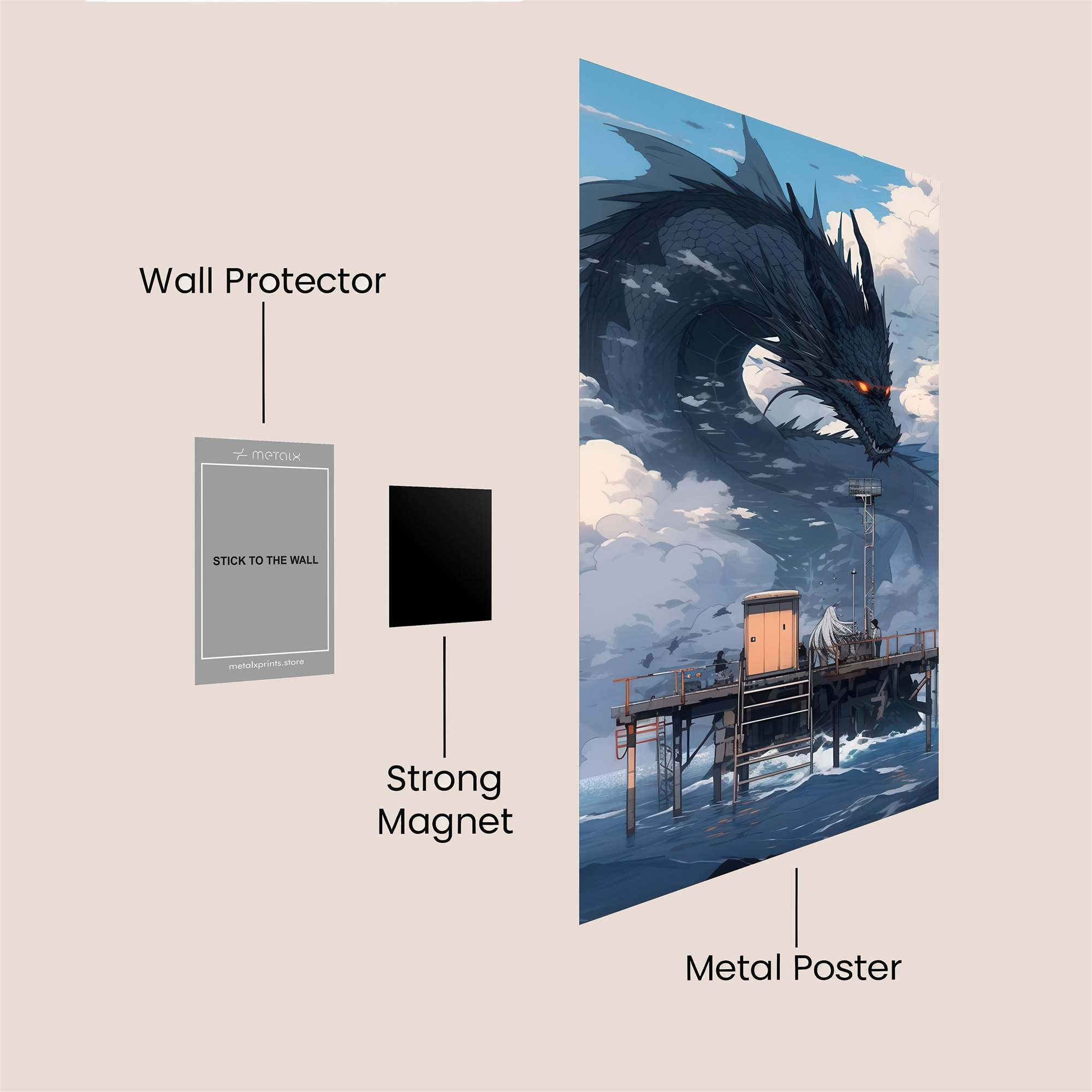 Dragon Ascendancy Safe Wall Magnetic / M